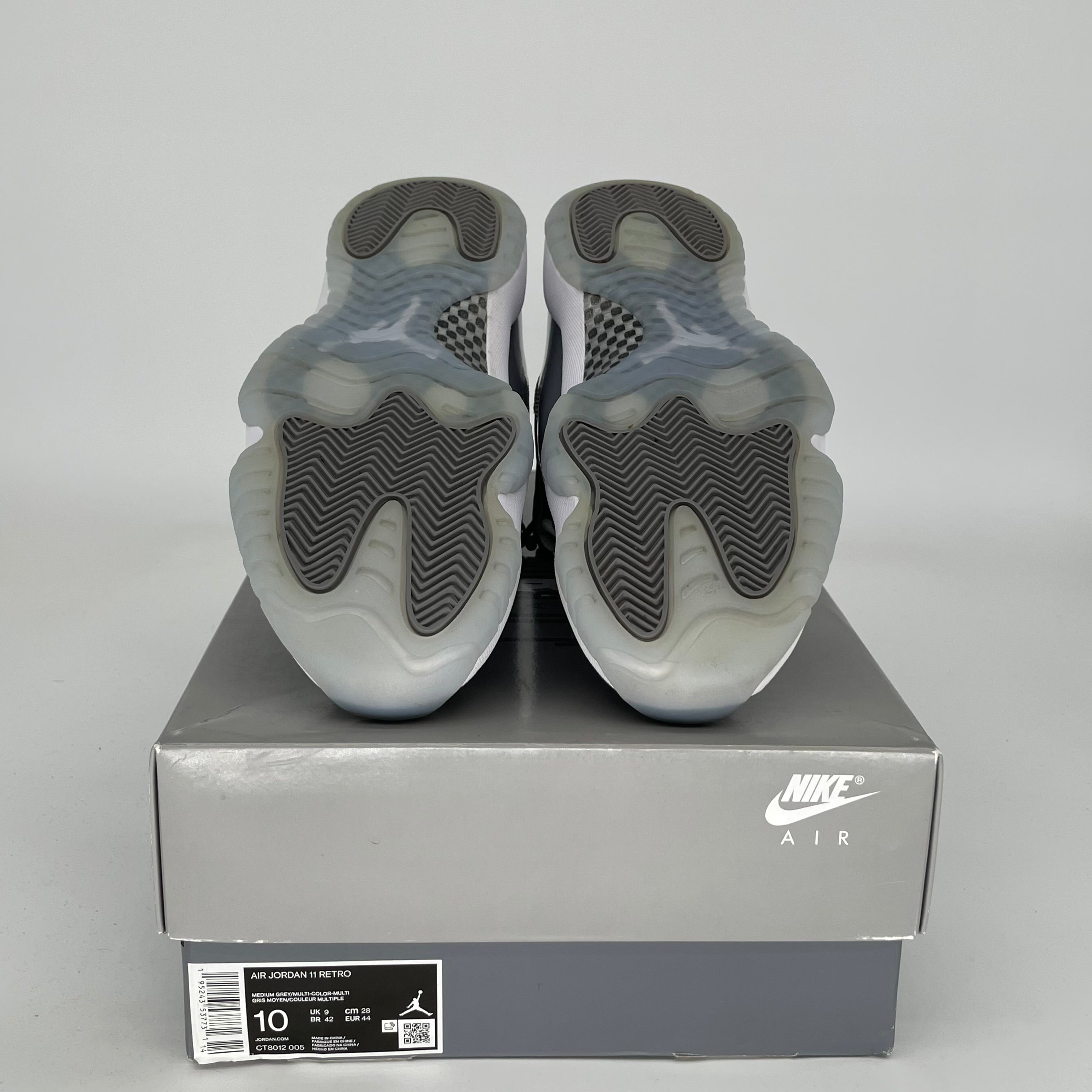 AIR JORDAN 11 COOL GREY SIZE 10 CT8012-005