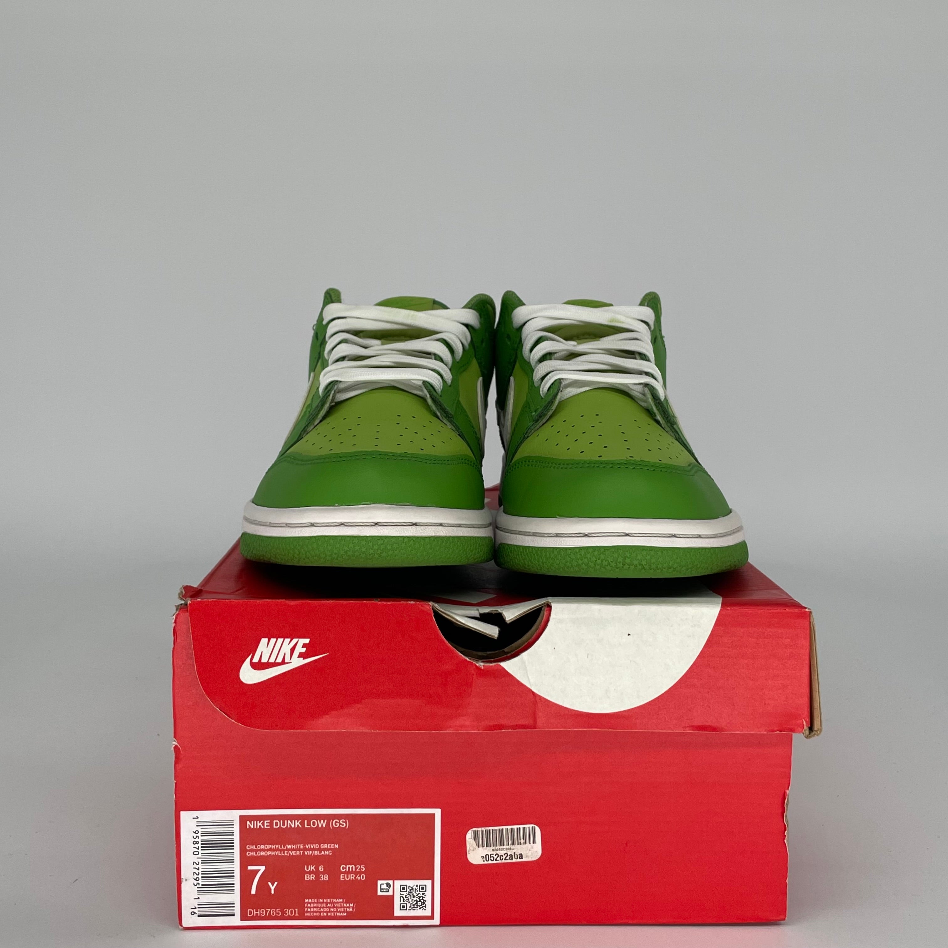 NIKE DUNK LOW CHLOROPHYLL SIZE 7 DH9765-301