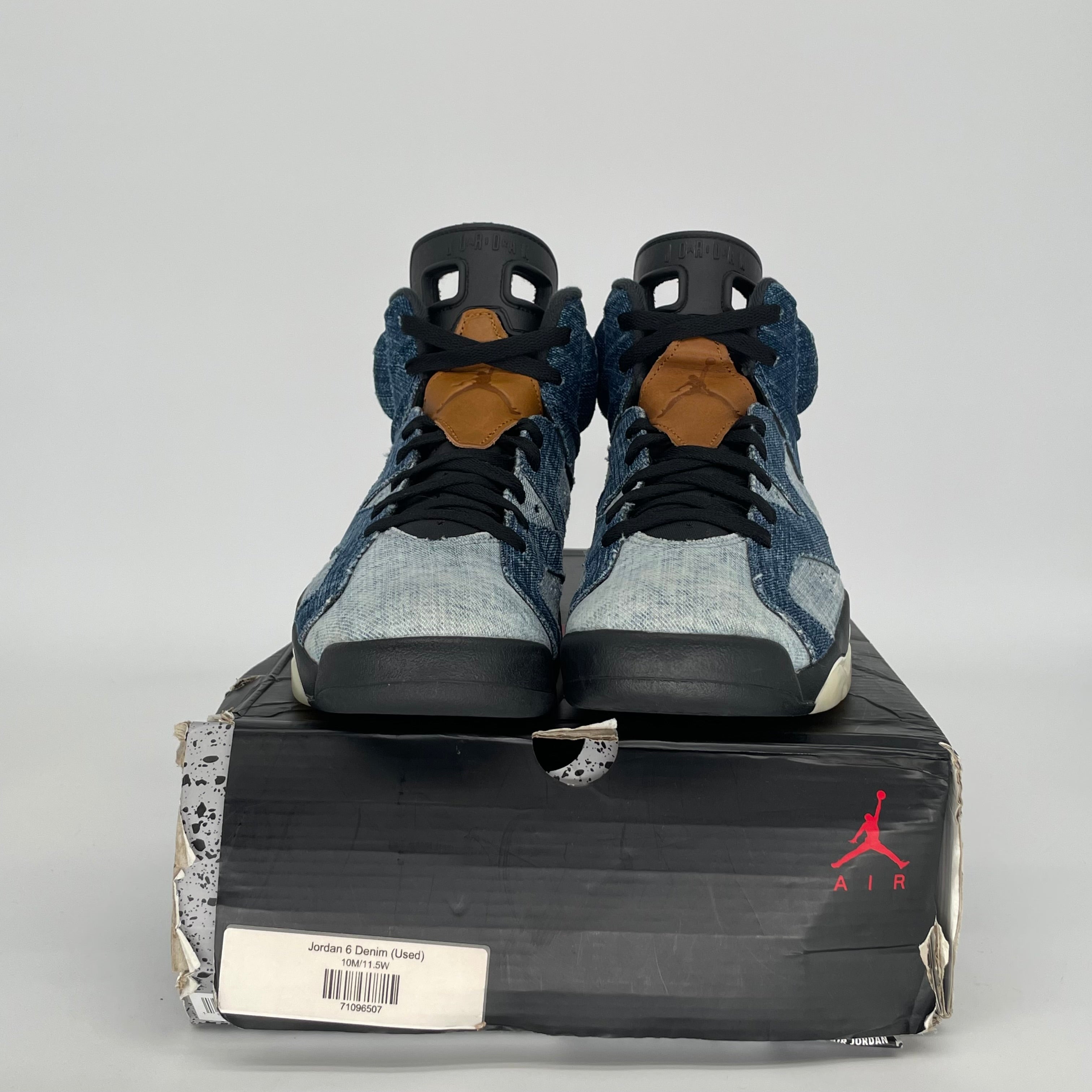 AIR JORDAN 6 WASHED DENIM SIZE 10 CT5350-401