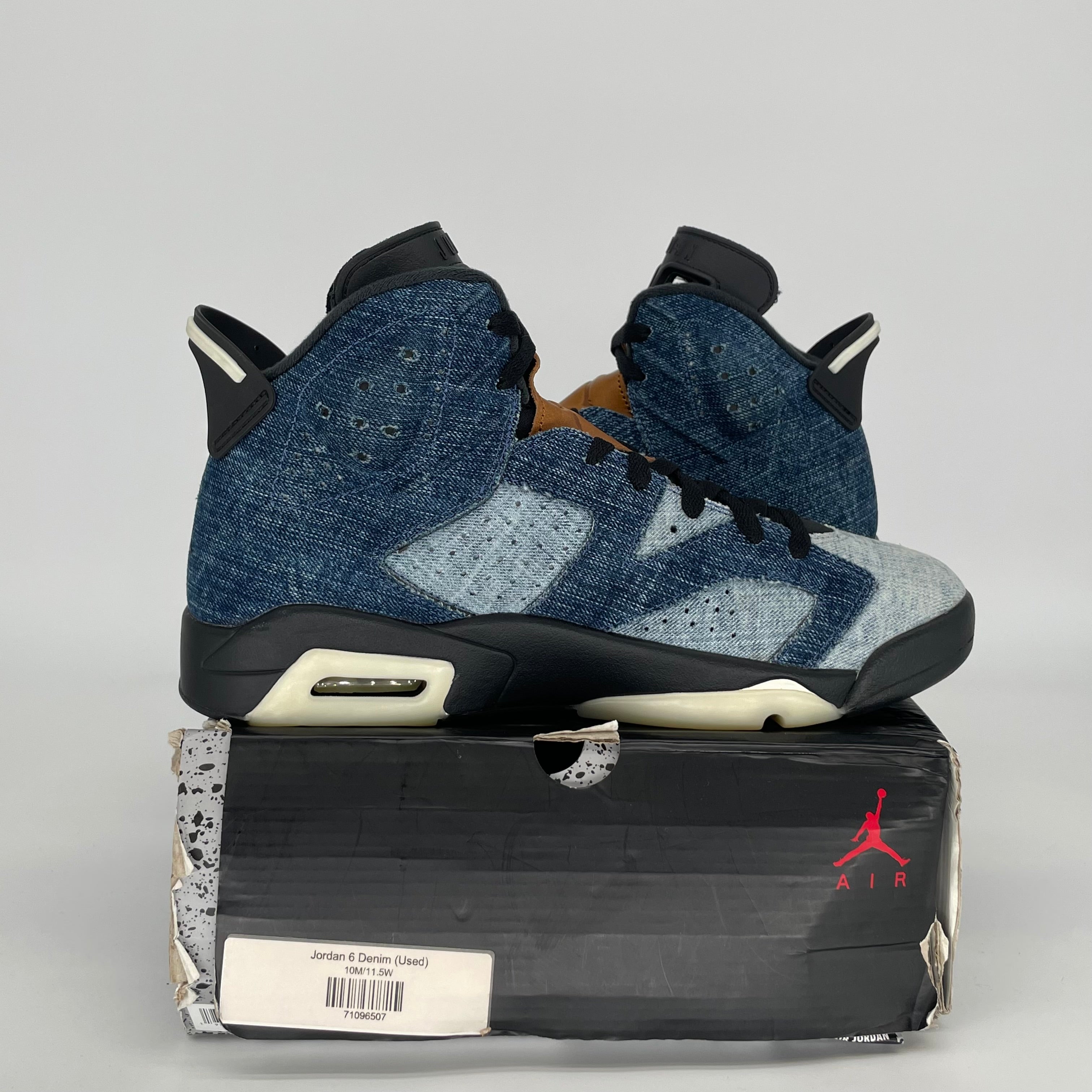 AIR JORDAN 6 WASHED DENIM SIZE 10 CT5350-401