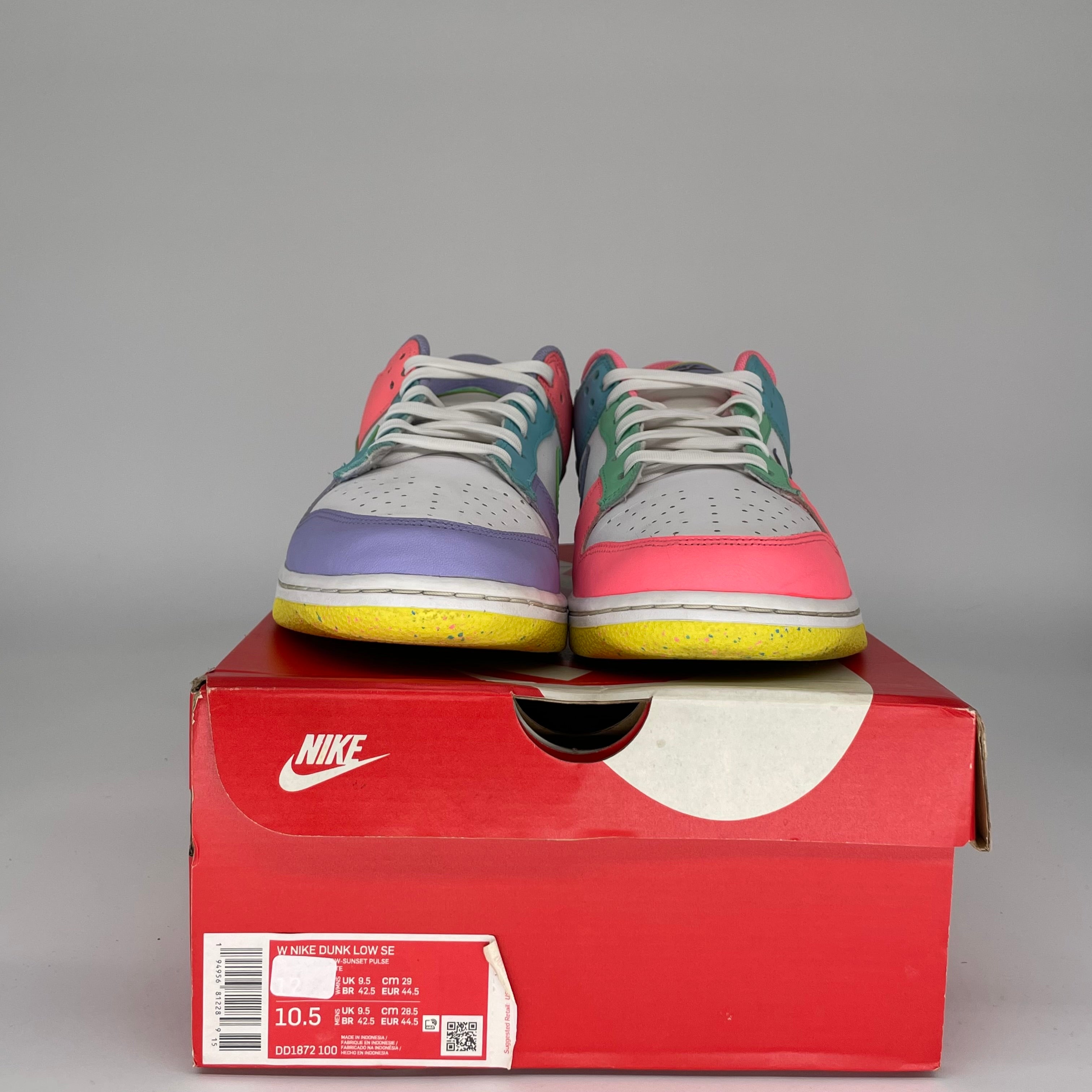 NIKE DUNK LOW EASTER CANDY W SIZE 10.5/12W DD1872-100