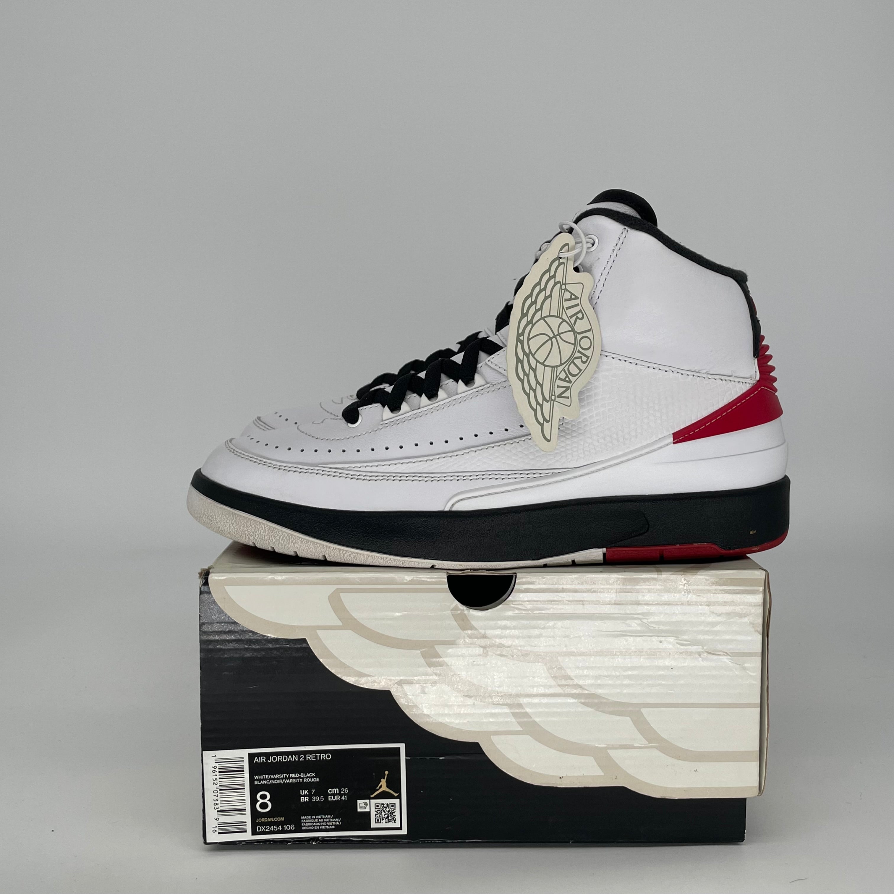 AIR JORDAN 2 CHICAGO SIZE 8 DX2454-106