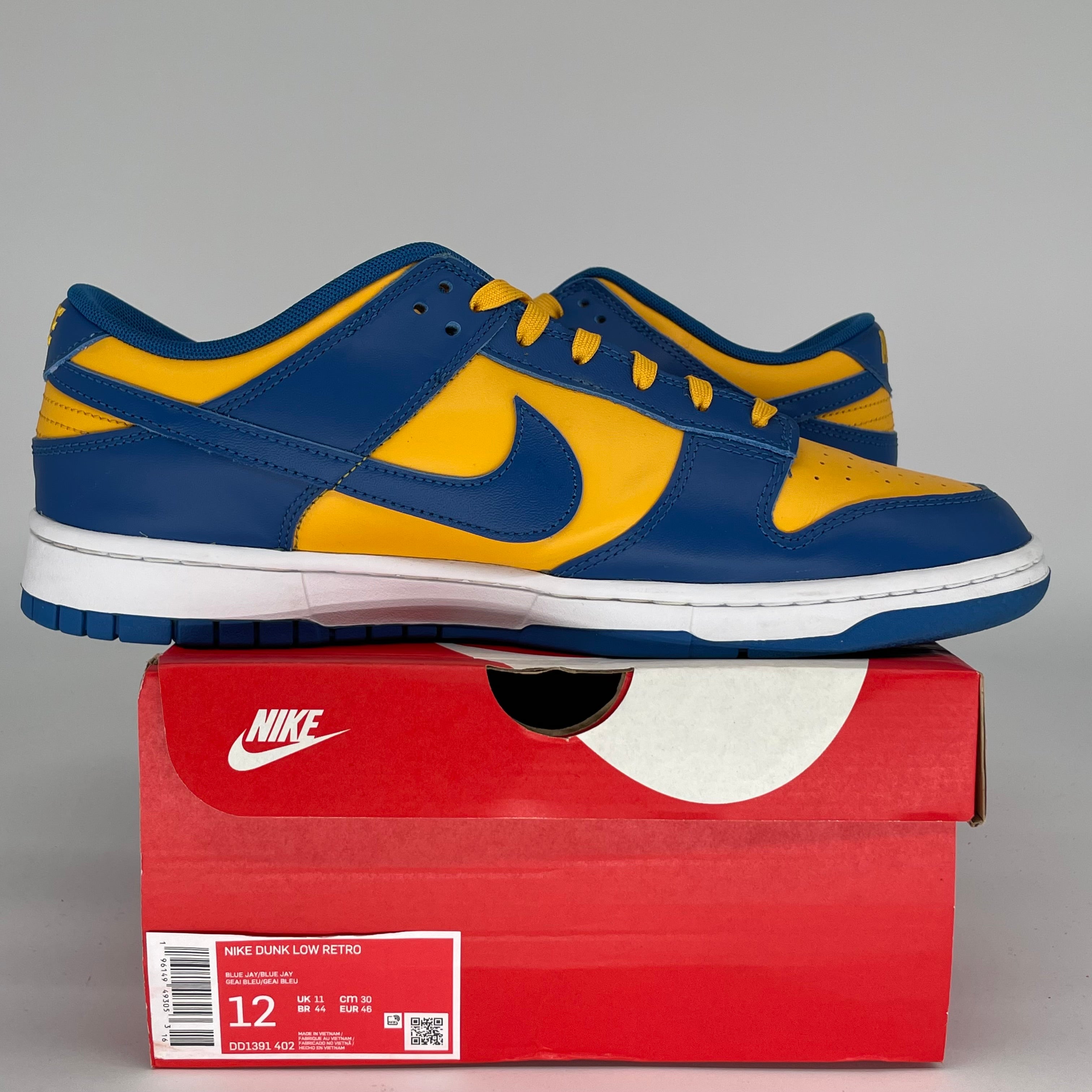 NIKE DUNK LOW UCLA SIZE 12 DD1391-402