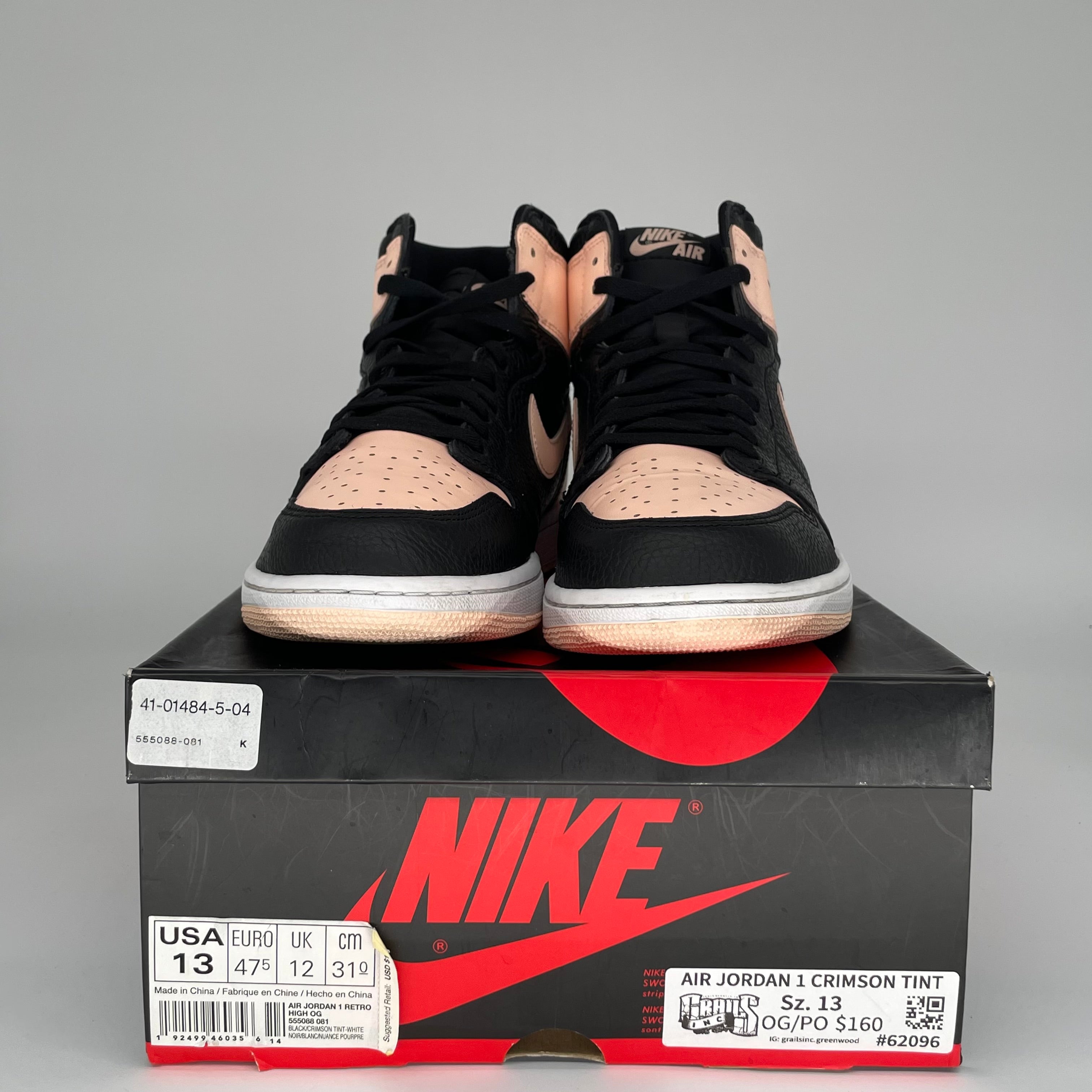 AIR JORDAN 1 CRIMSON TINT SIZE 13 555088-081