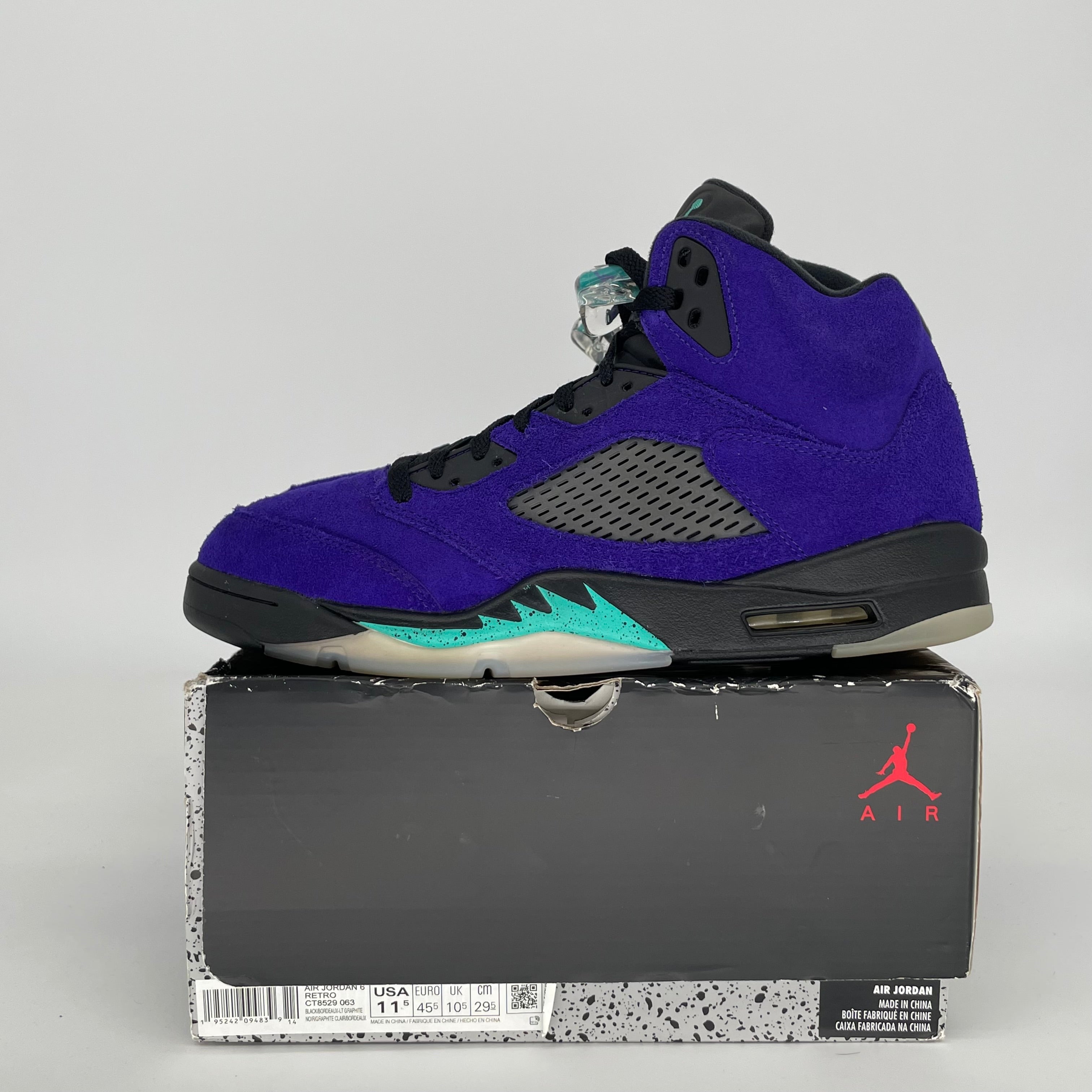 AIR JORDAN 5 ALTERNATE GRAPE SIZE 11.5 136027-500