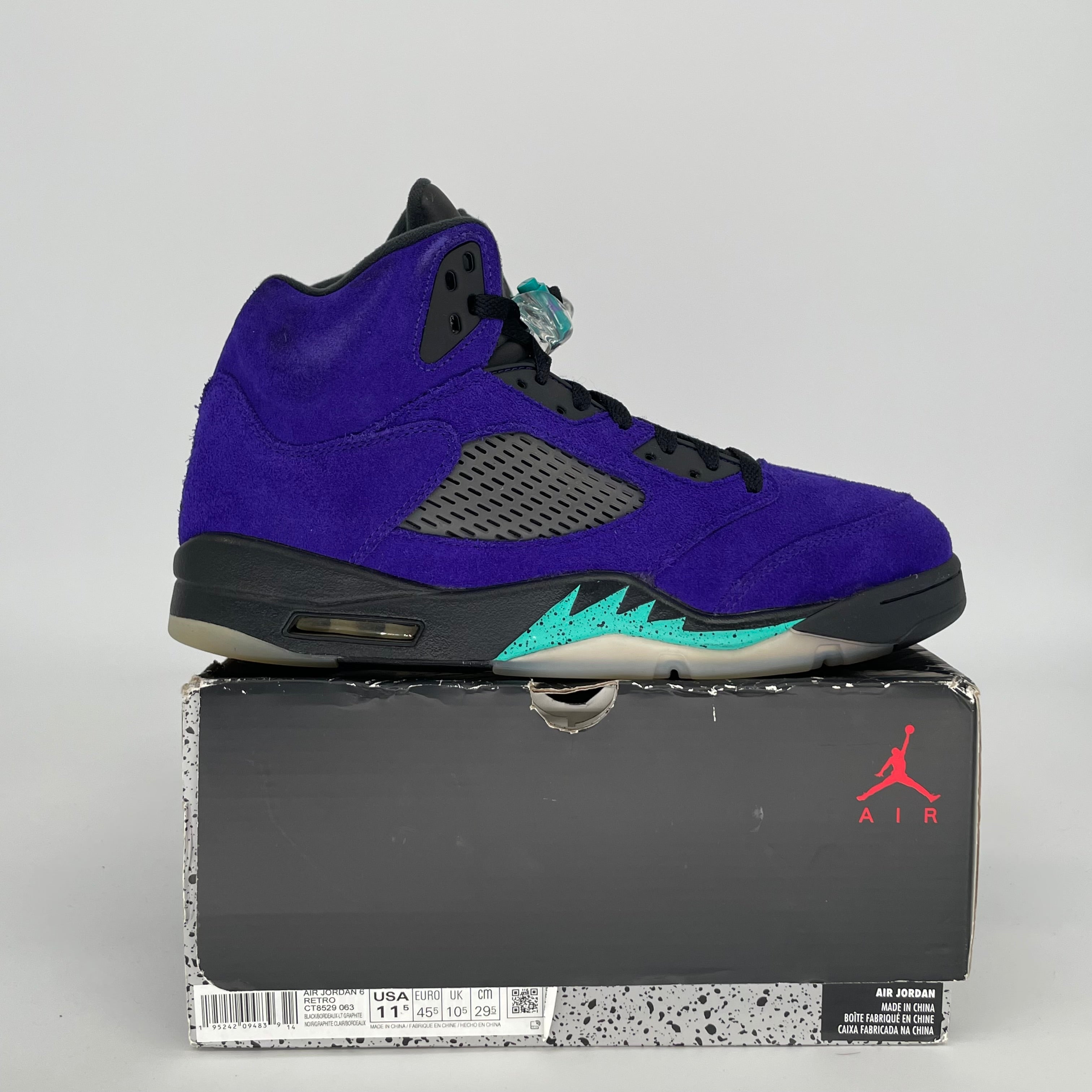 AIR JORDAN 5 ALTERNATE GRAPE SIZE 11.5 136027-500