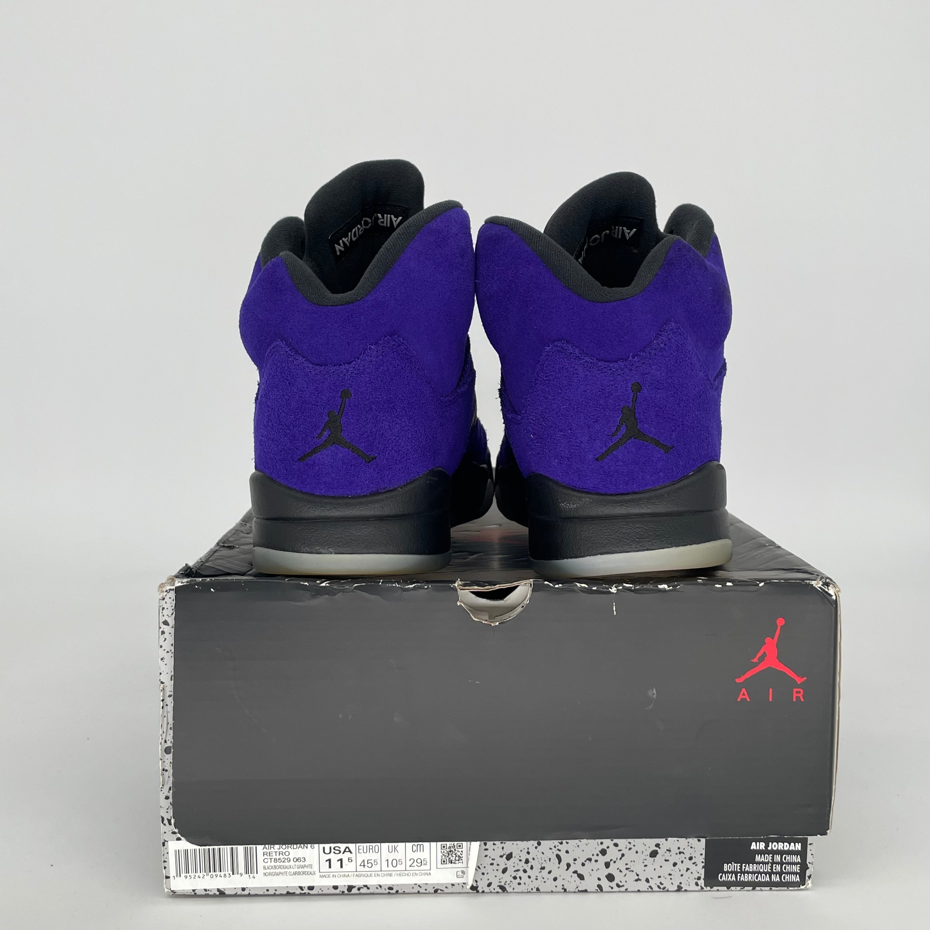 AIR JORDAN 5 ALTERNATE GRAPE SIZE 11.5 136027-500