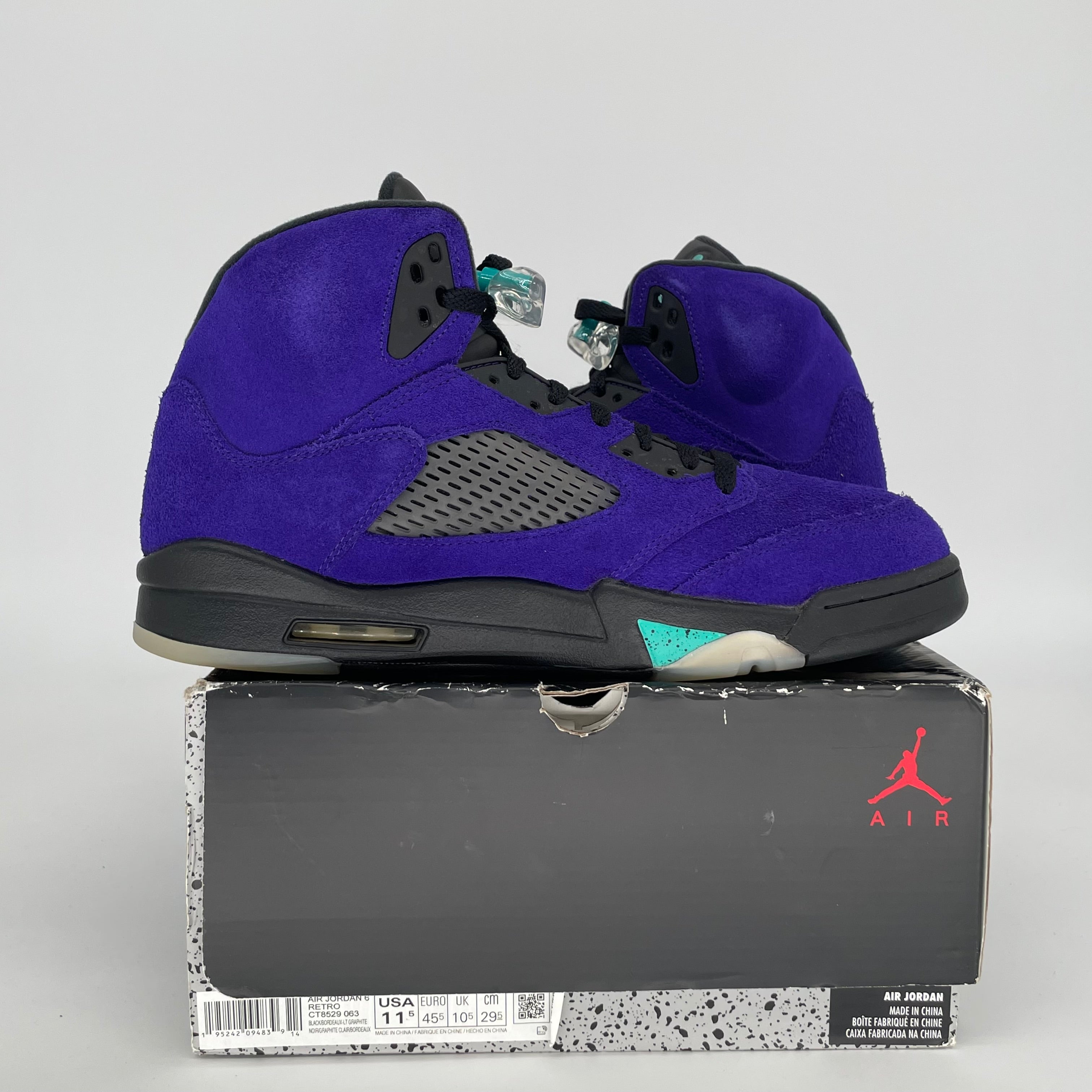 AIR JORDAN 5 ALTERNATE GRAPE SIZE 11.5 136027-500