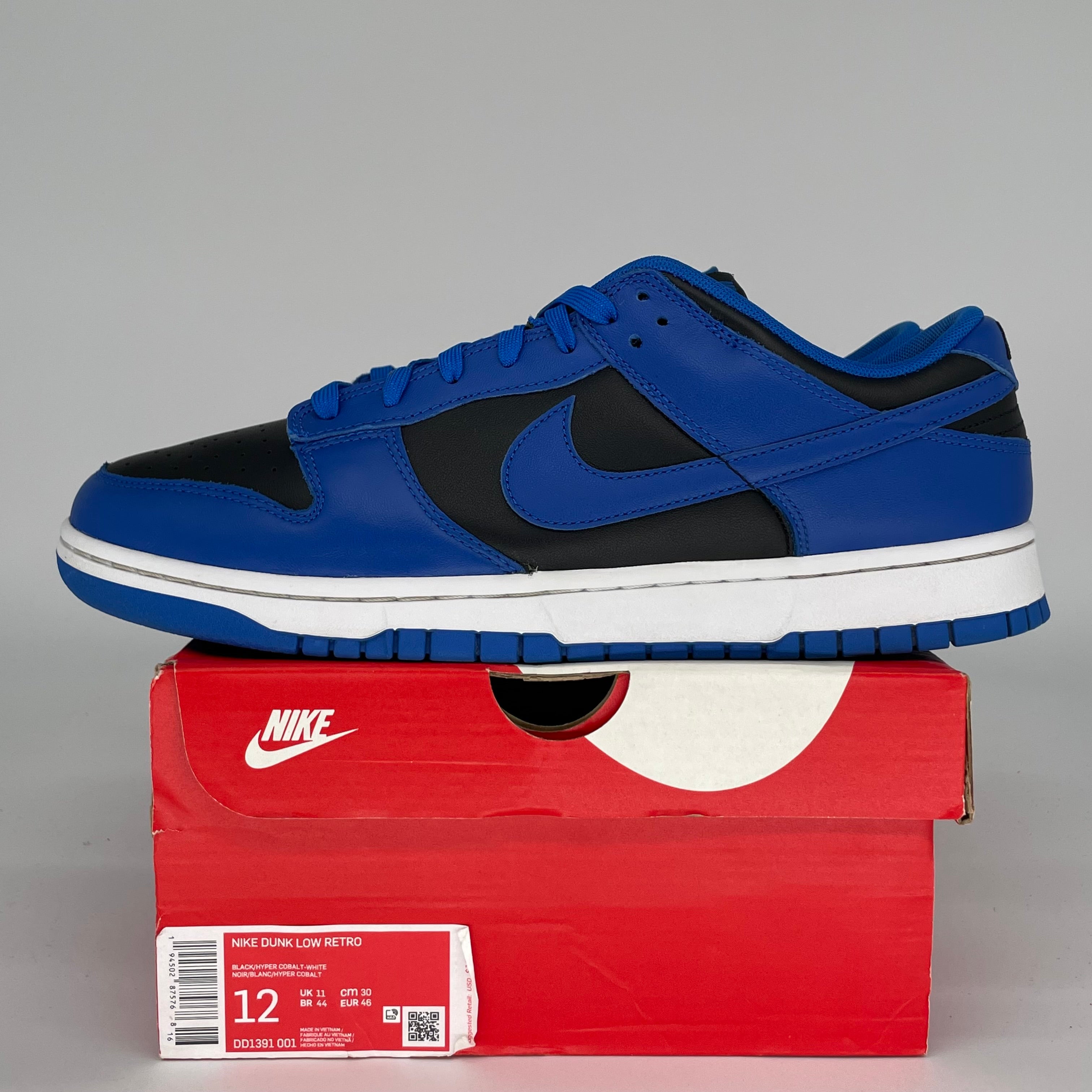 NIKE DUNK LOW COBALT SIZE 12 DD1391-001