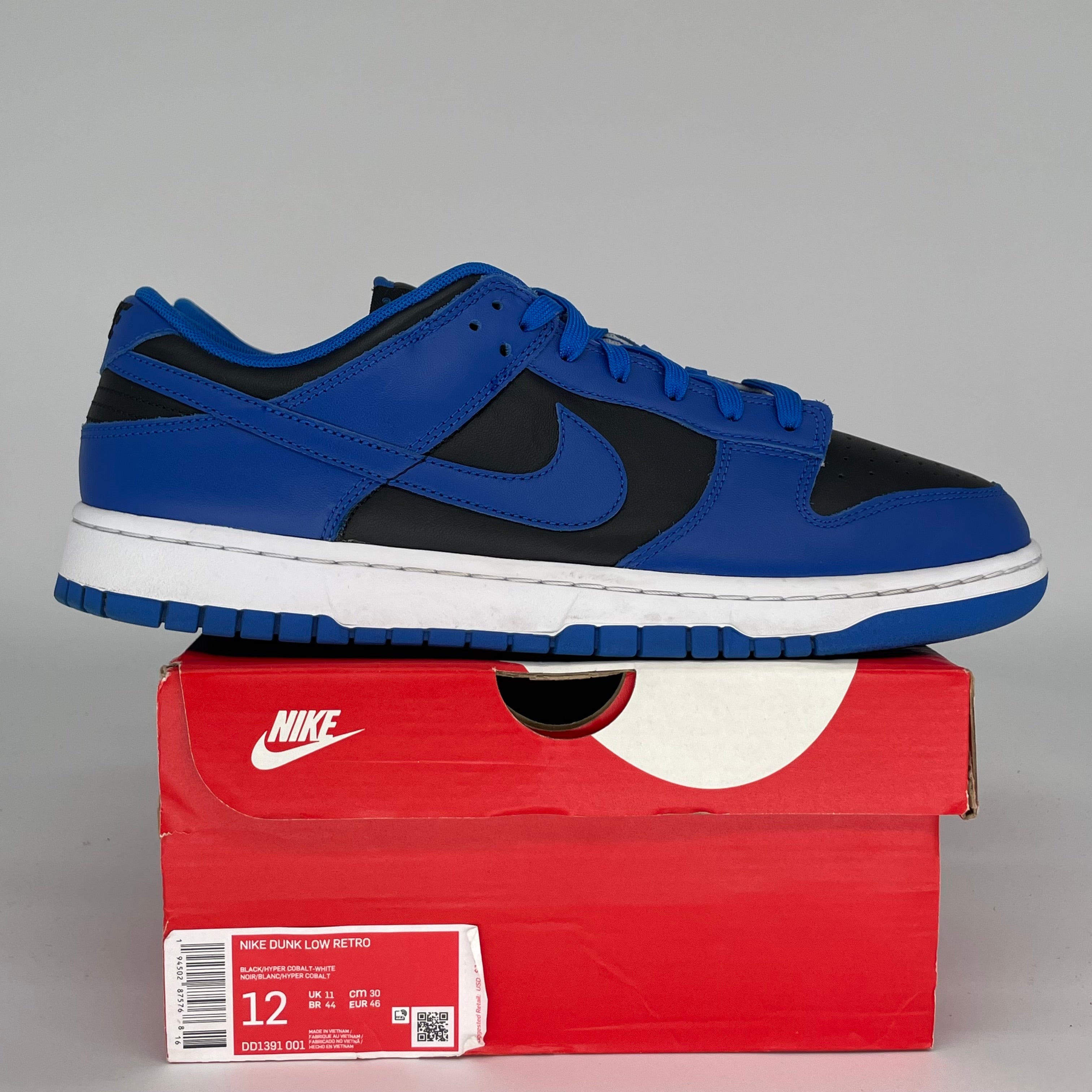 NIKE DUNK LOW COBALT SIZE 12 DD1391-001