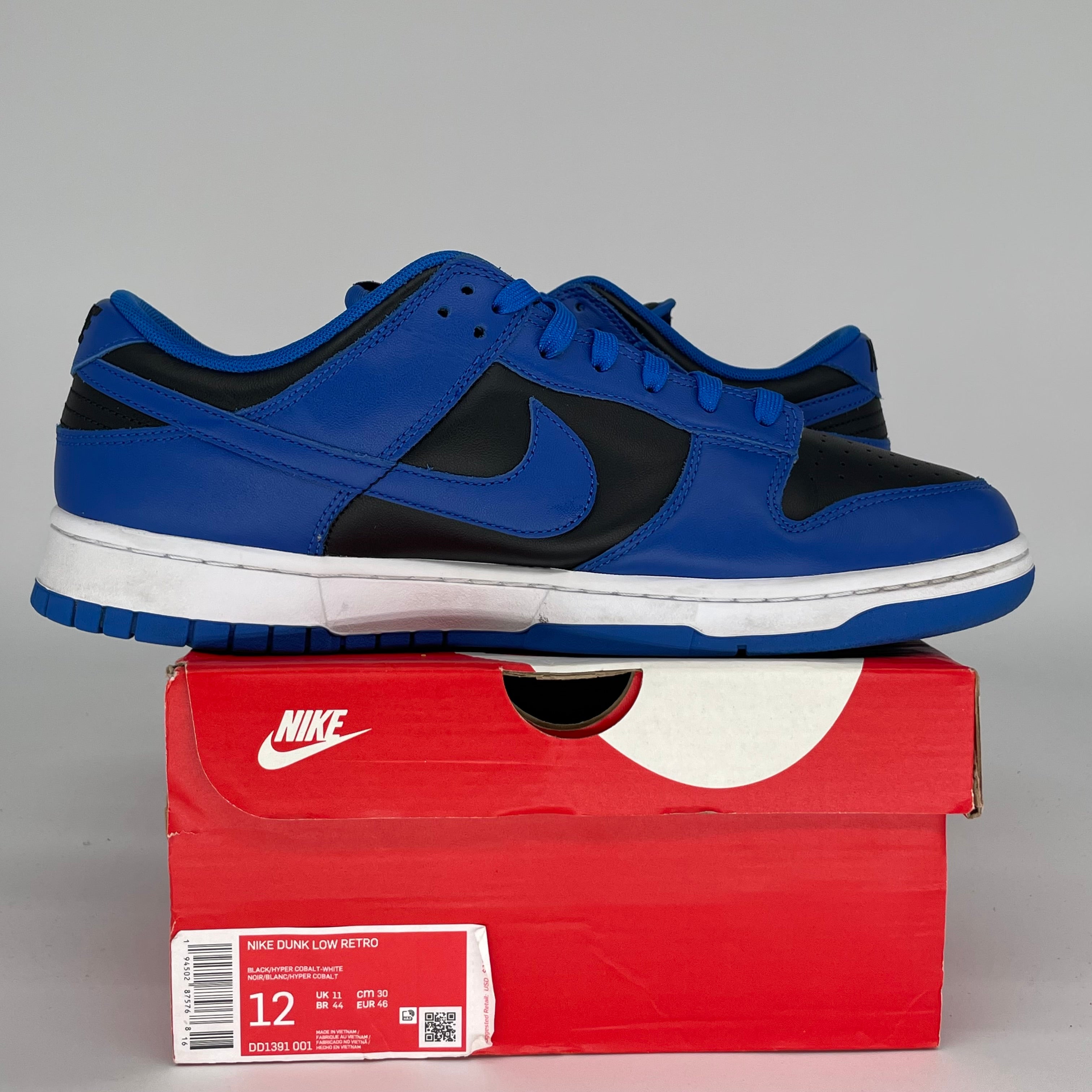 NIKE DUNK LOW COBALT SIZE 12 DD1391-001