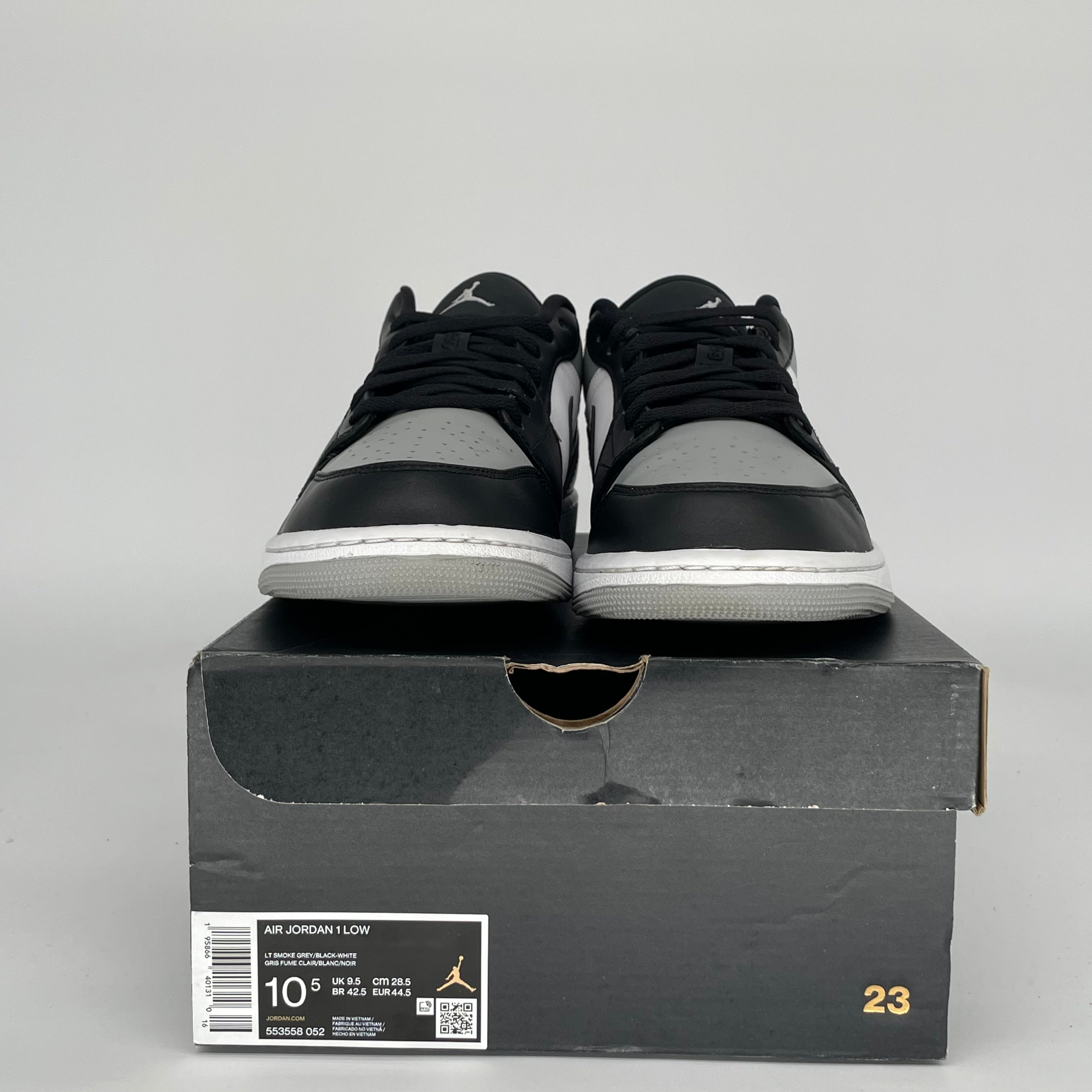 AIR JORDAN 1 LOW SHADOW TOE SIZE 10.5 553558-052