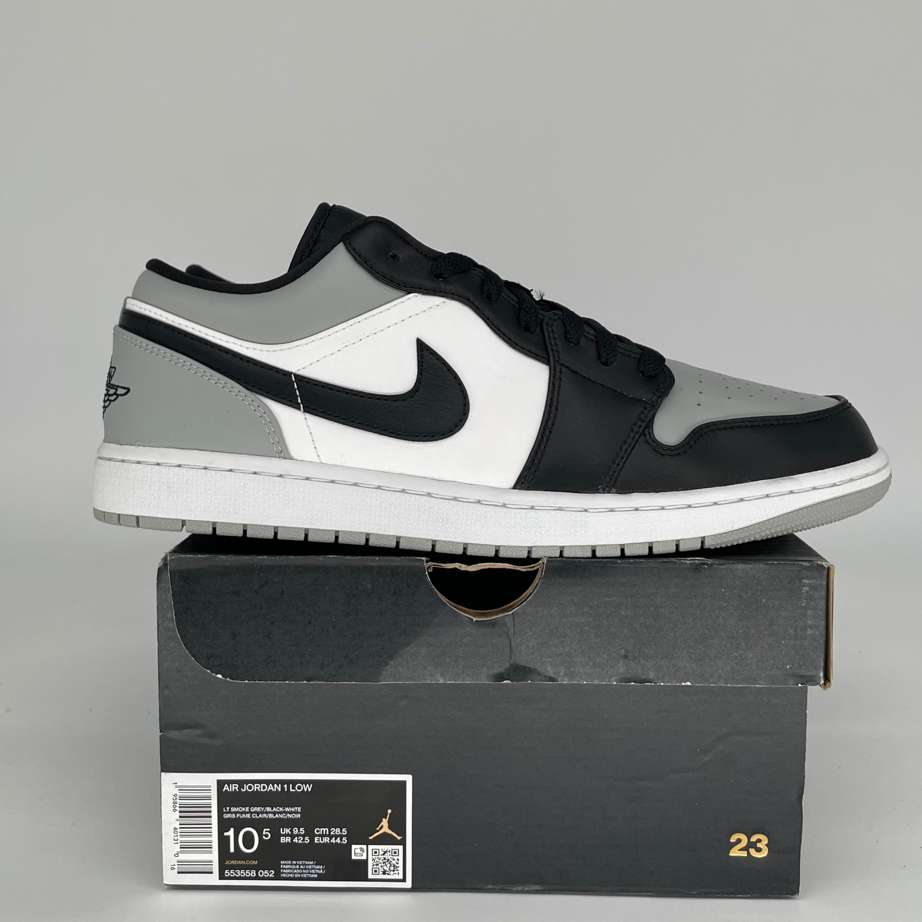 AIR JORDAN 1 LOW SHADOW TOE SIZE 10.5 553558-052