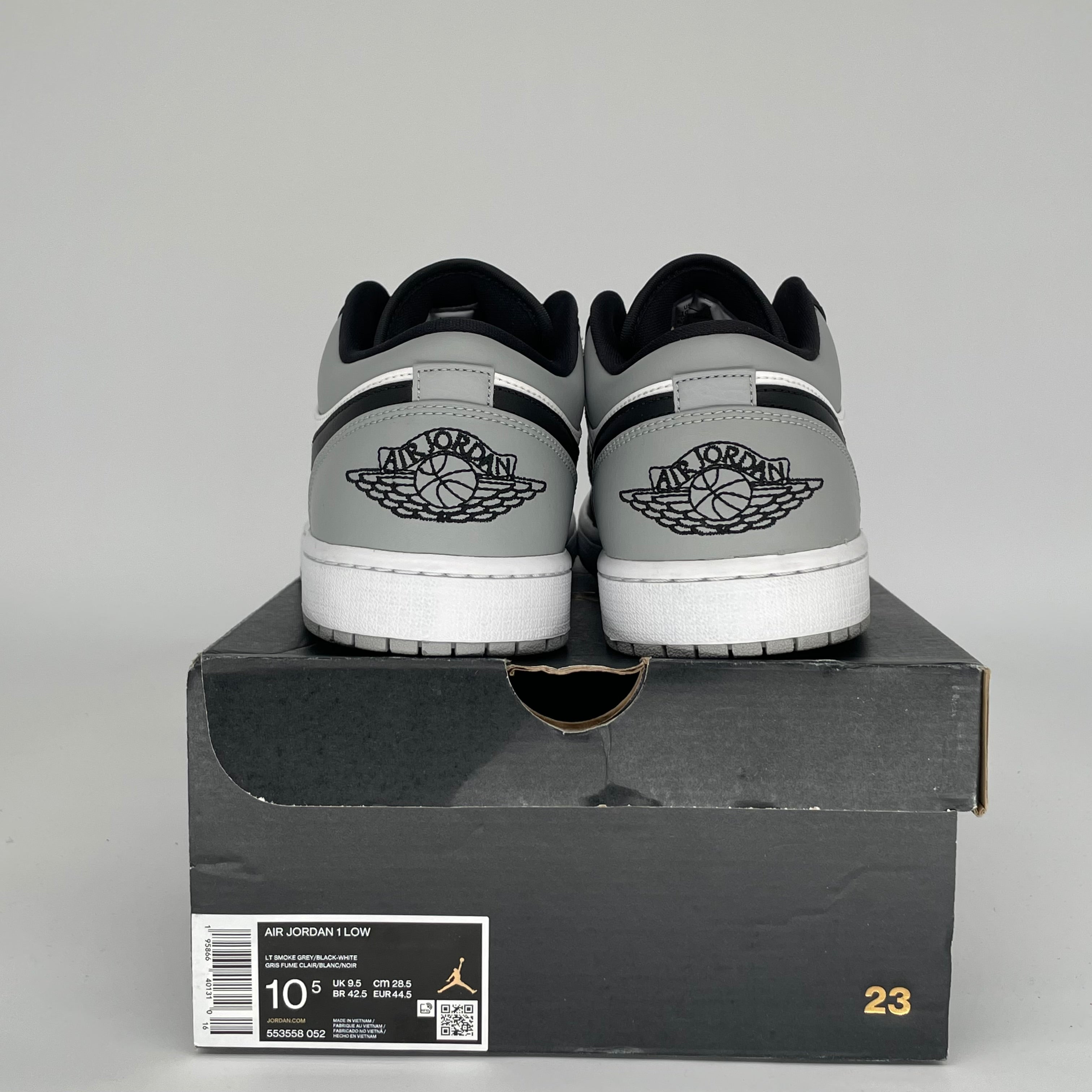 AIR JORDAN 1 LOW SHADOW TOE SIZE 10.5 553558-052