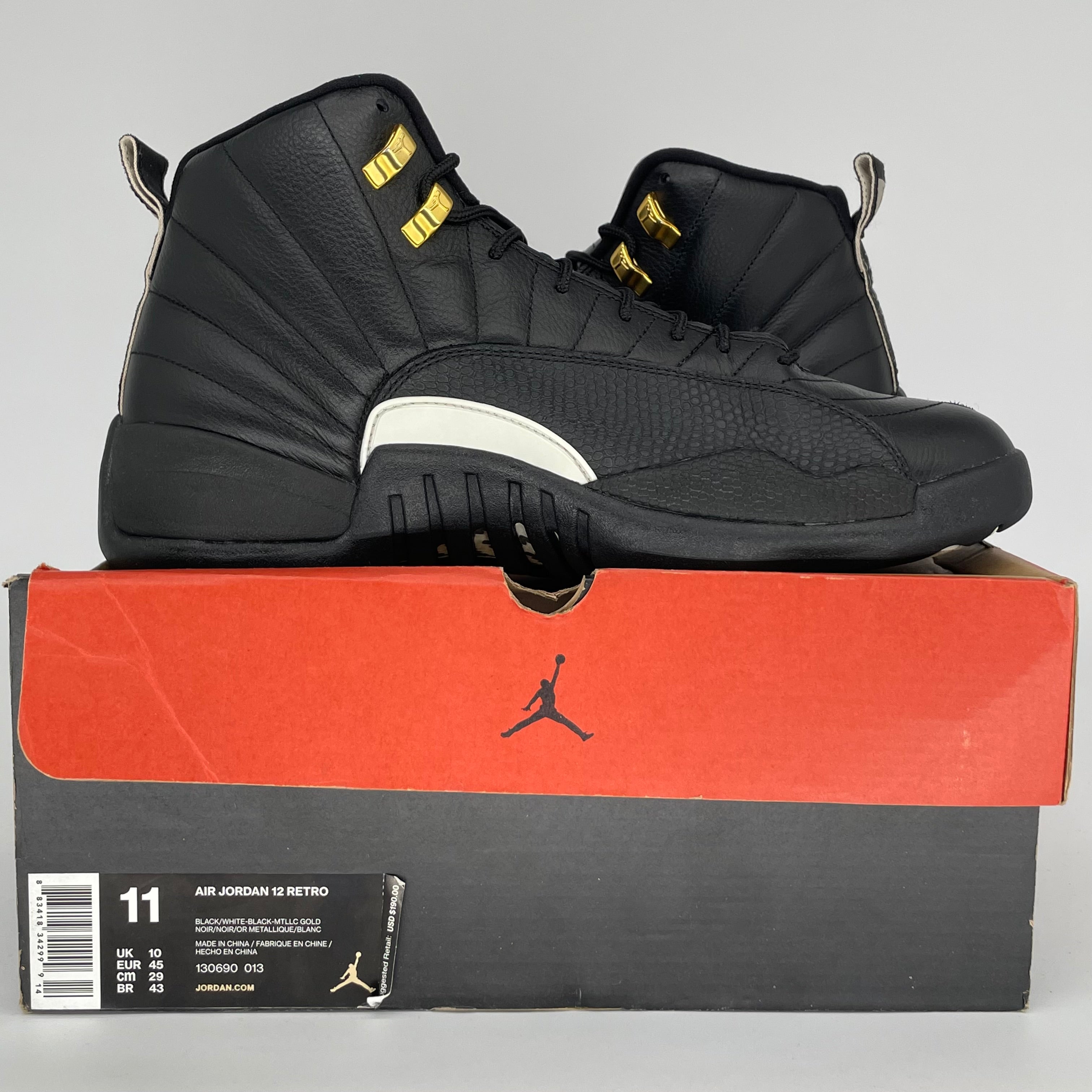 AIR JORDAN 12 MASTER SIZE 11 1130690-013