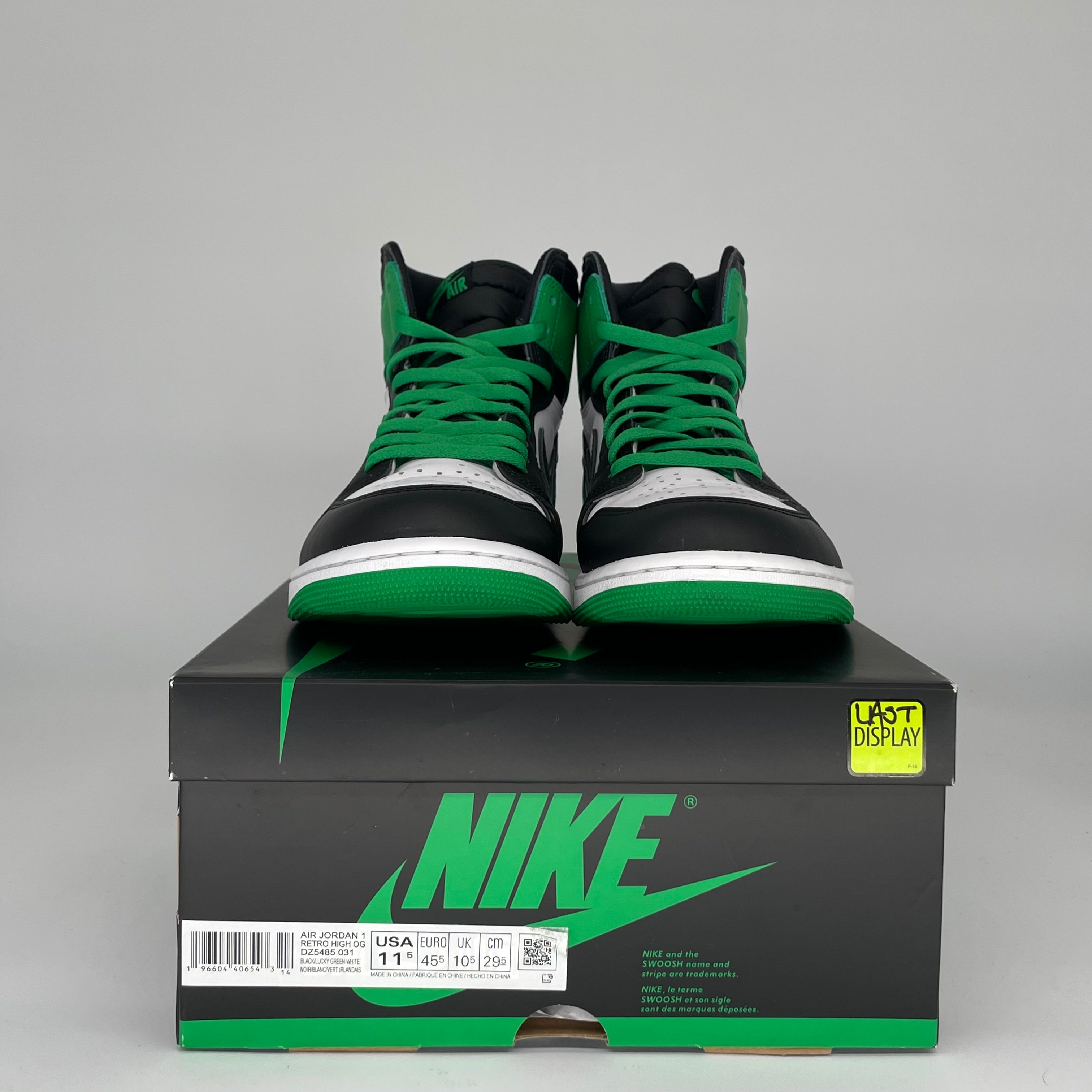 AIR JORDAN 1 LUCKY GREEN SIZE 11.5 DZ5485-031