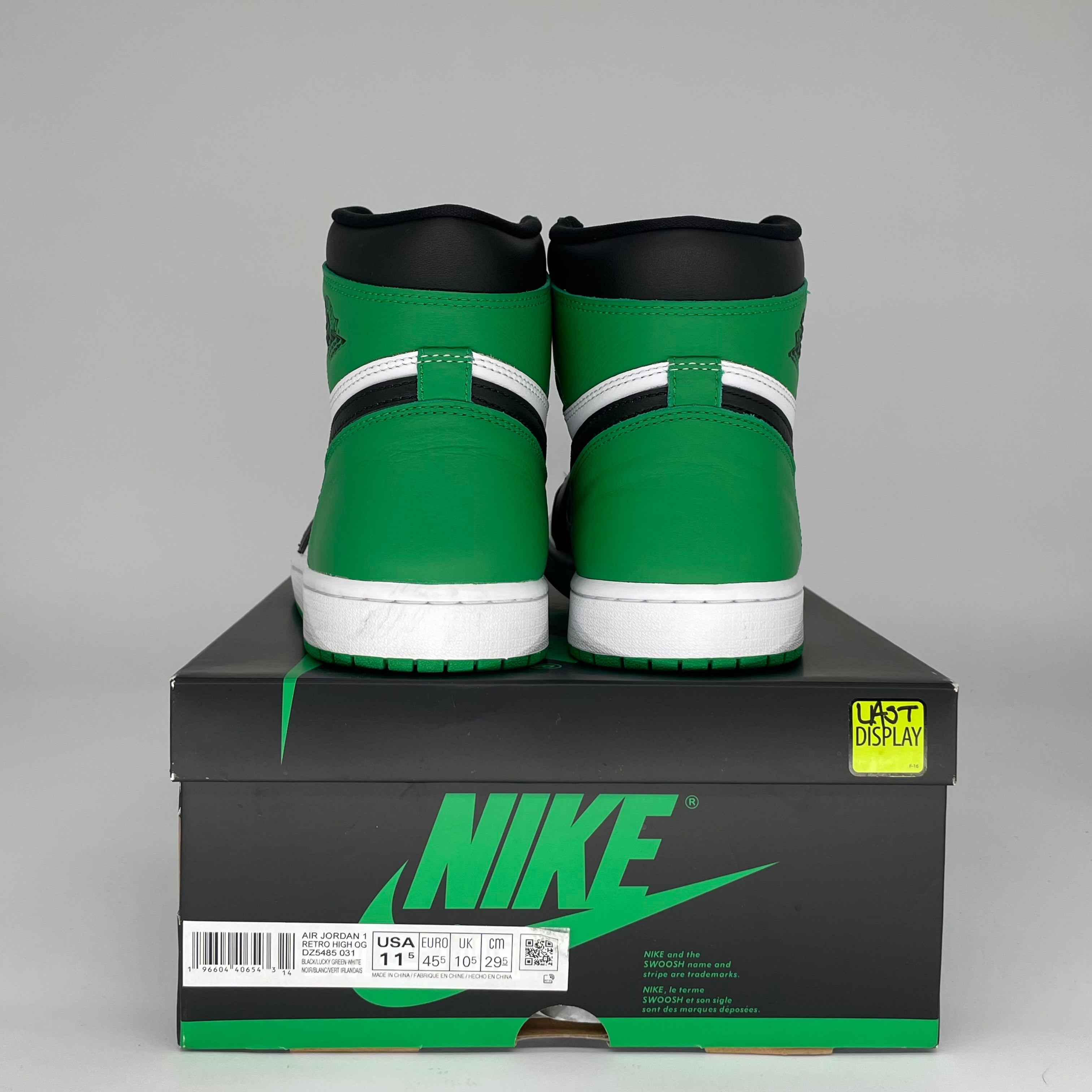 AIR JORDAN 1 LUCKY GREEN SIZE 11.5 DZ5485-031