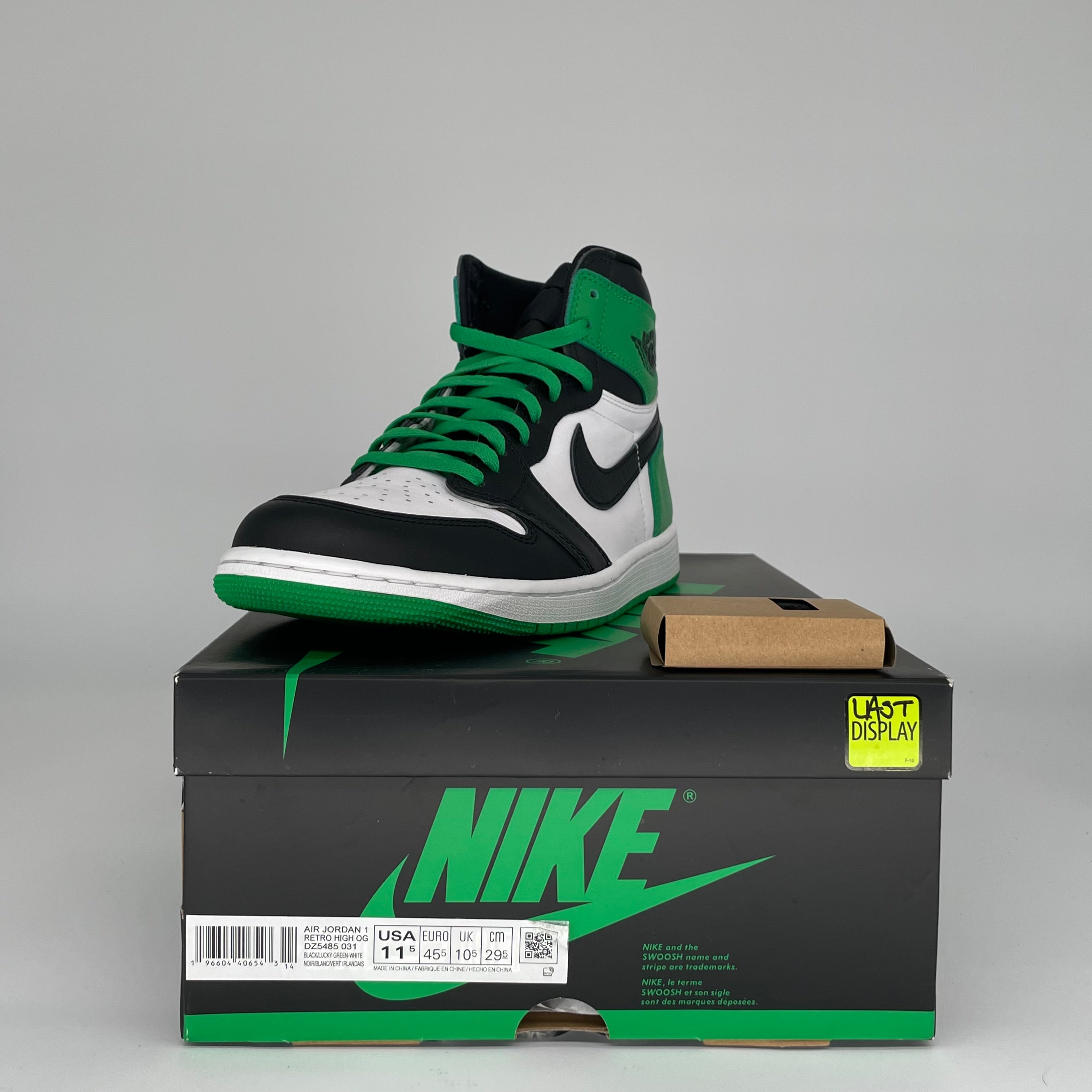 AIR JORDAN 1 LUCKY GREEN SIZE 11.5 DZ5485-031