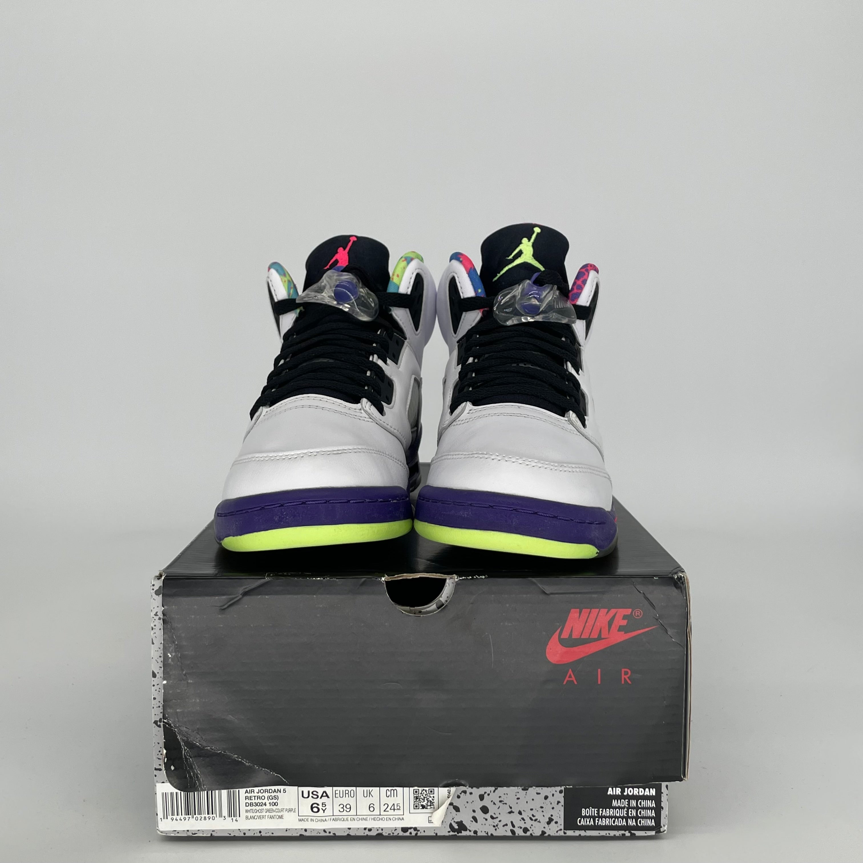 AIR JORDAN 5 ALTERNATE BEL AIR SIZE 6.5Y DB3024-100