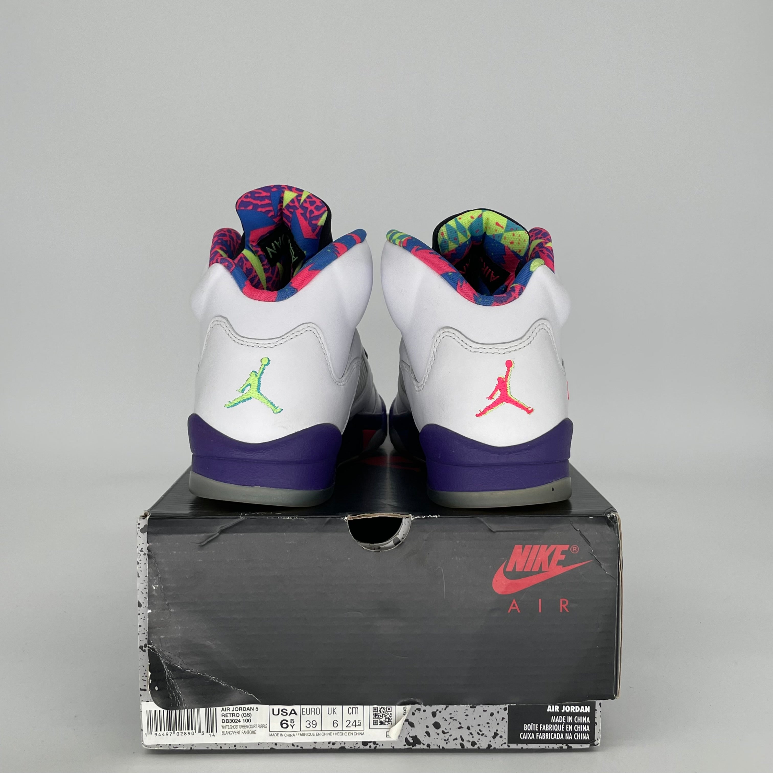 AIR JORDAN 5 ALTERNATE BEL AIR SIZE 6.5Y DB3024-100