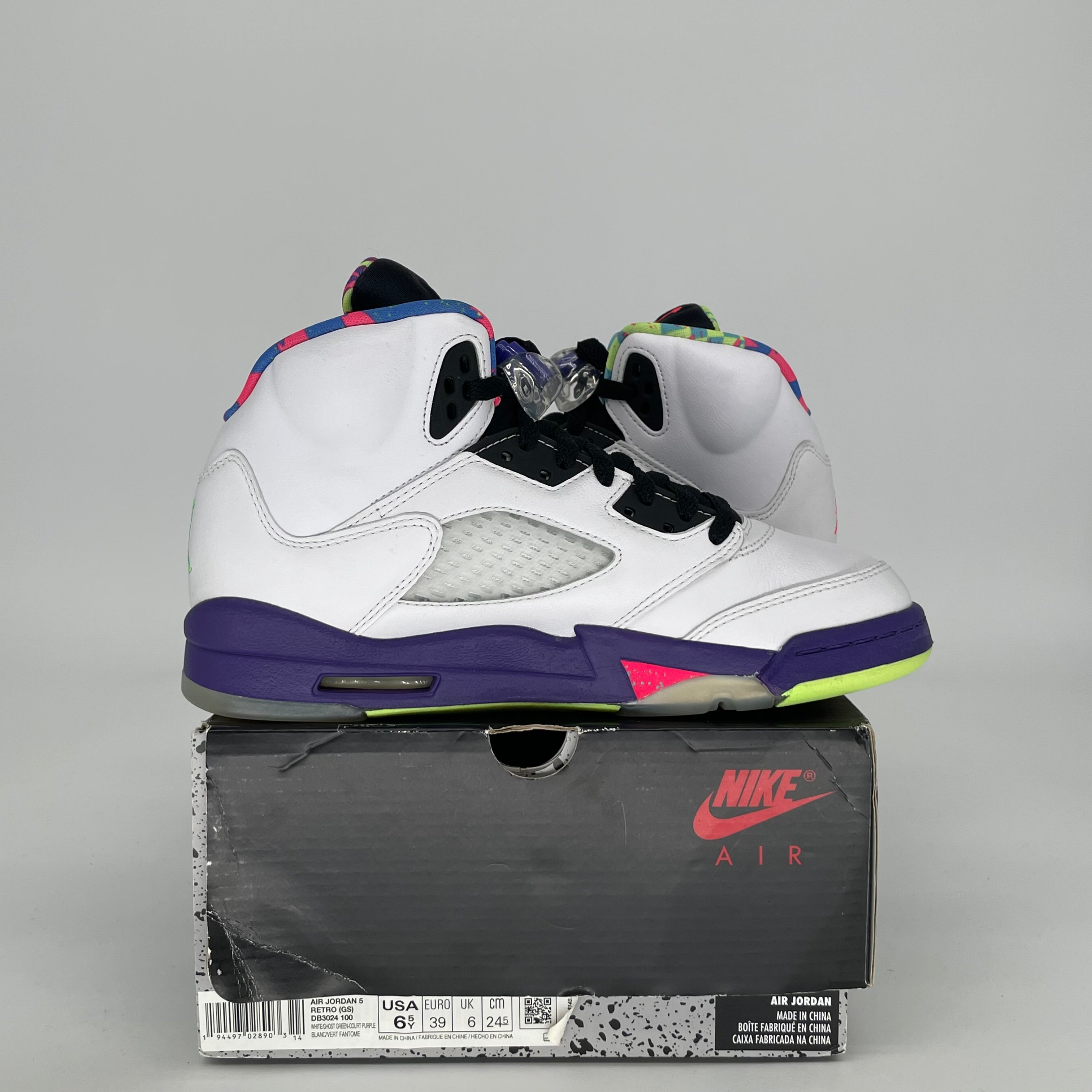 AIR JORDAN 5 ALTERNATE BEL AIR SIZE 6.5Y DB3024-100