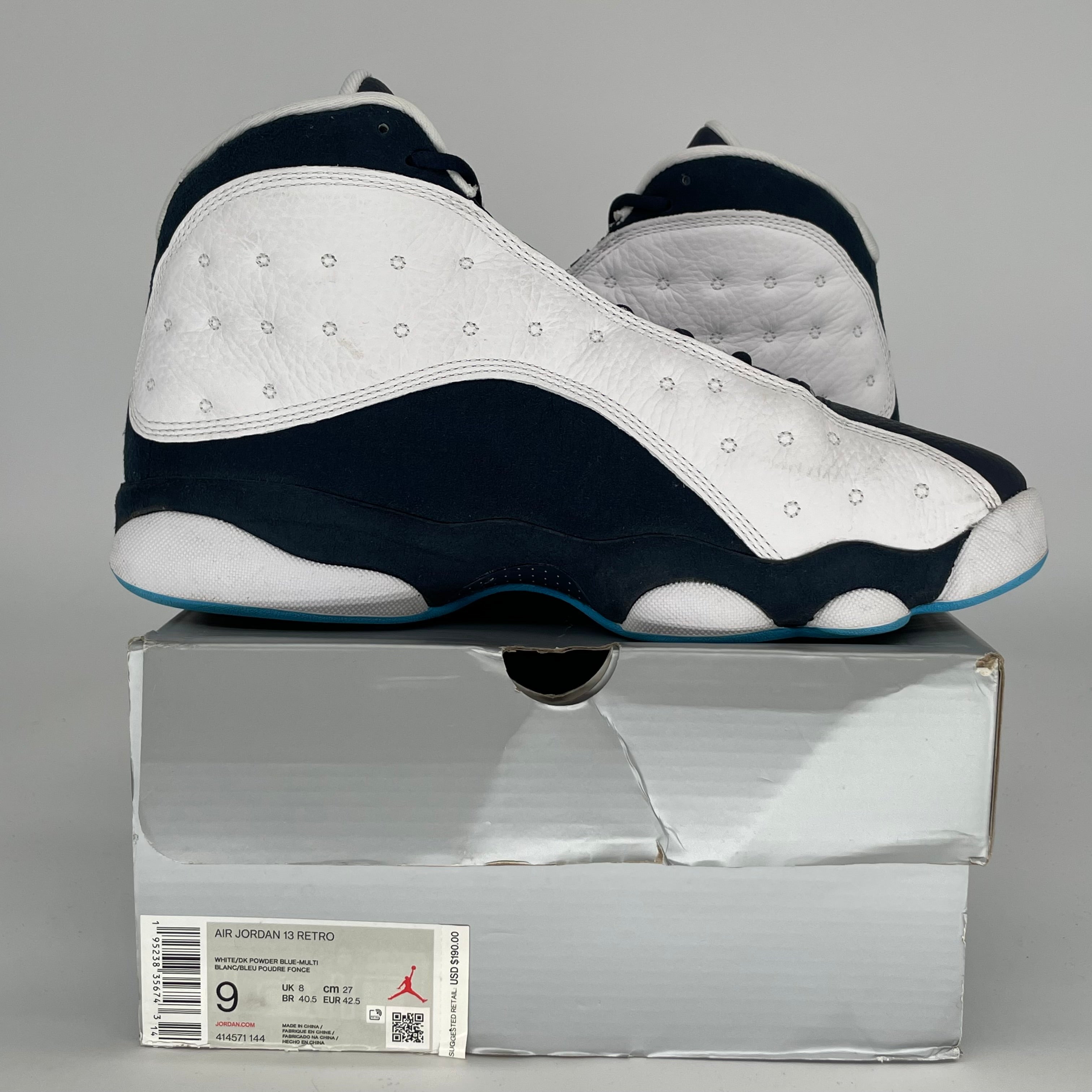 AIR JORDAN 13 OBSIDIAN SIZE 9 414571-144