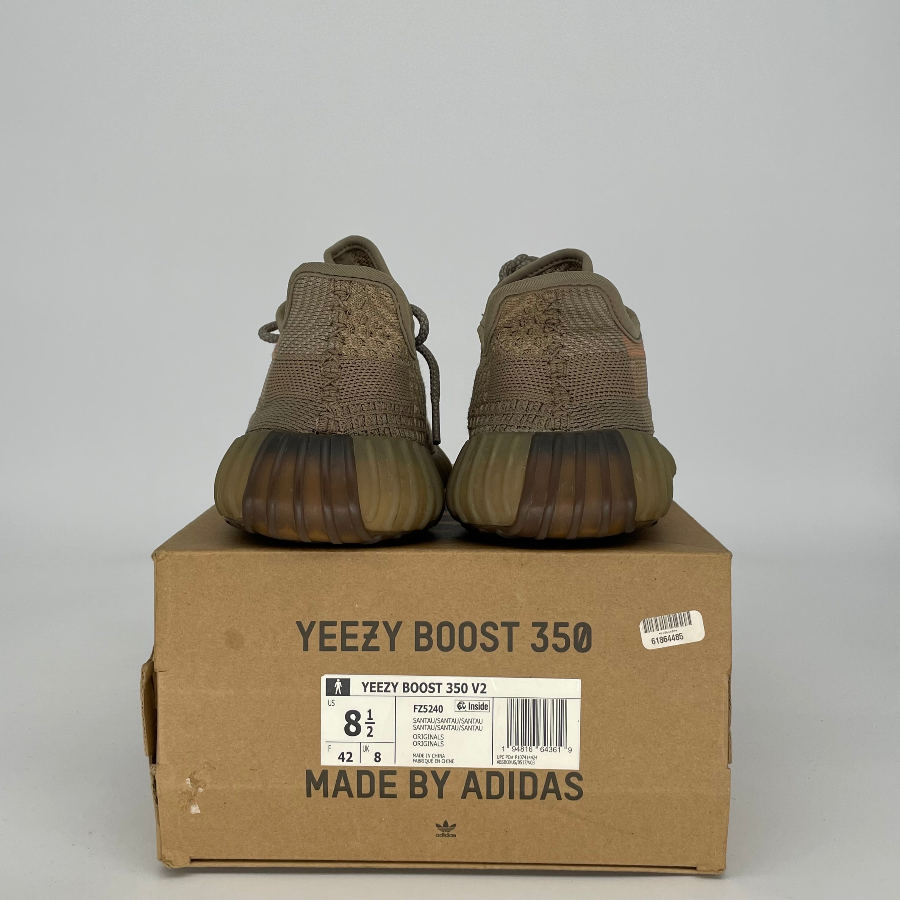 ADIDAS YEEZY 350 V2 SAND TAUPE SIZE 8.5 FZ5240