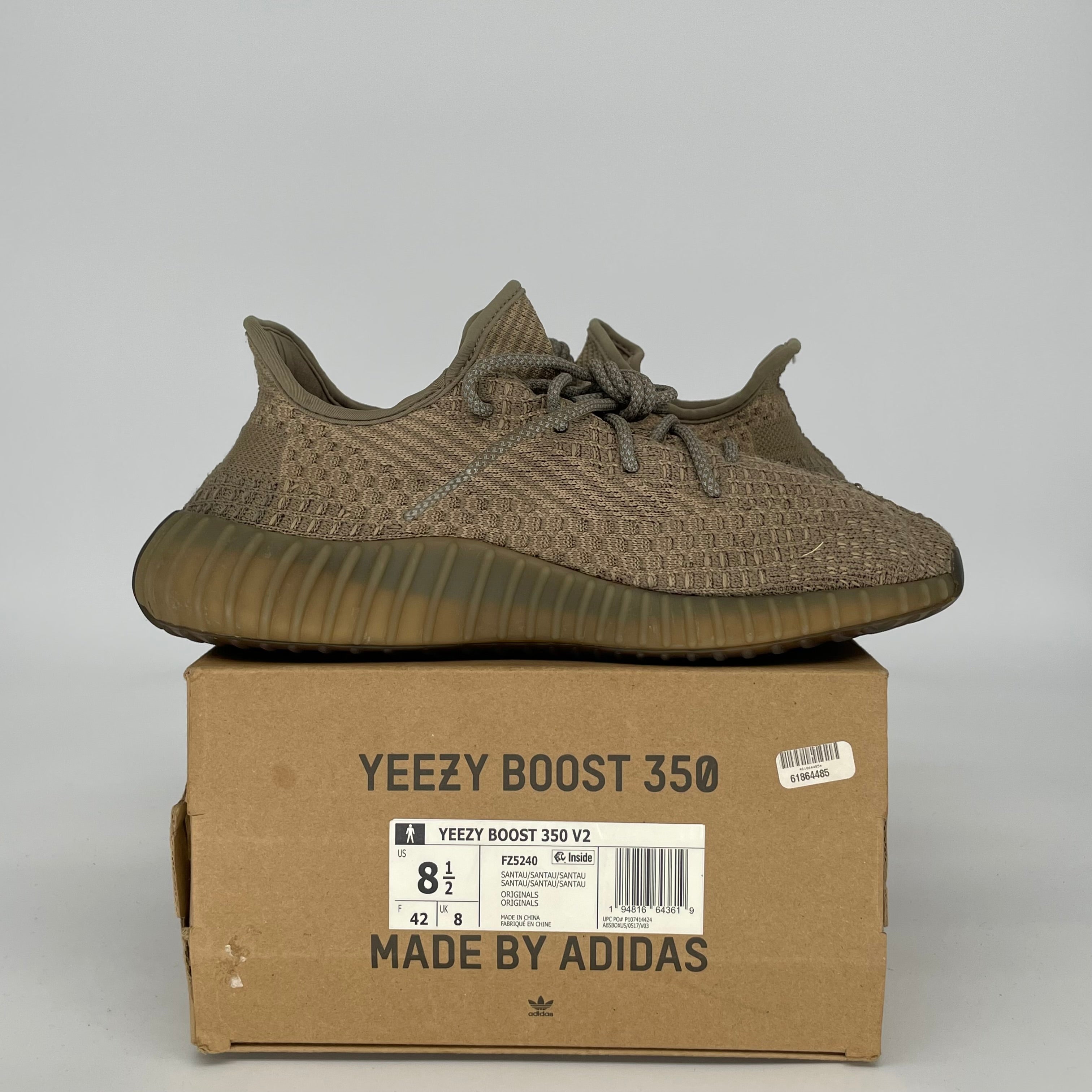 ADIDAS YEEZY 350 V2 SAND TAUPE SIZE 8.5 FZ5240