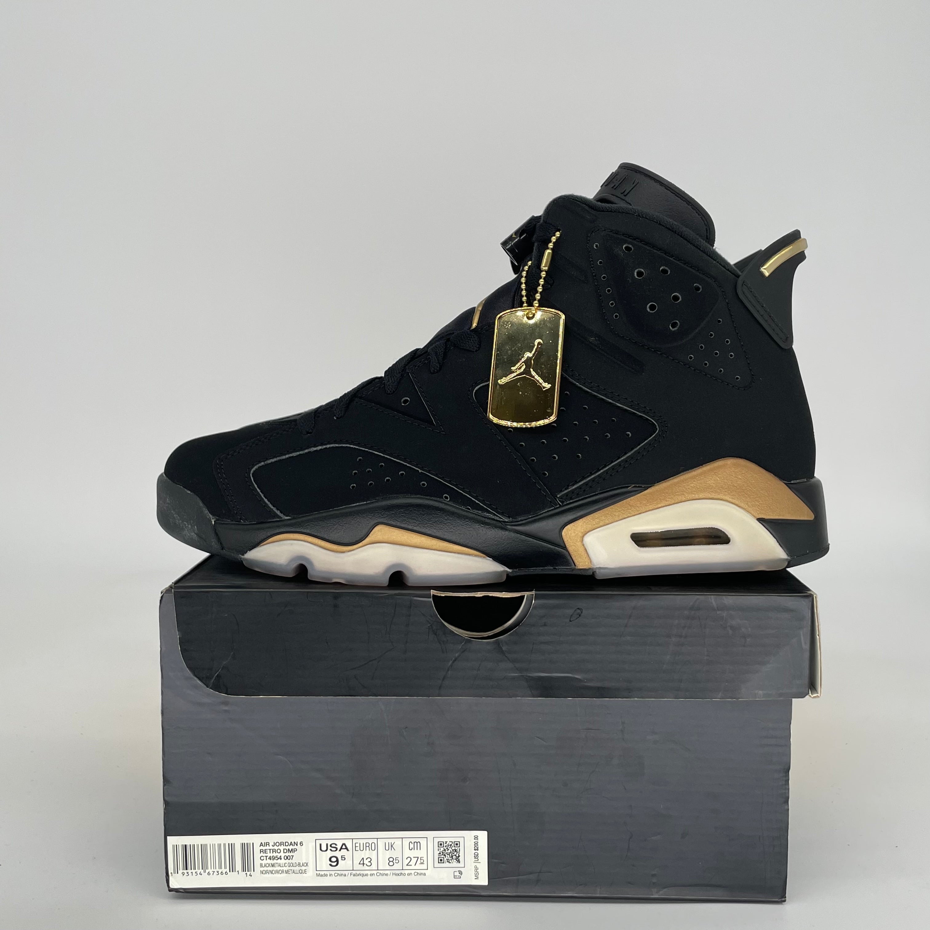 AIR JORDAN 6 DMP SIZE 9.5 CT4954-007