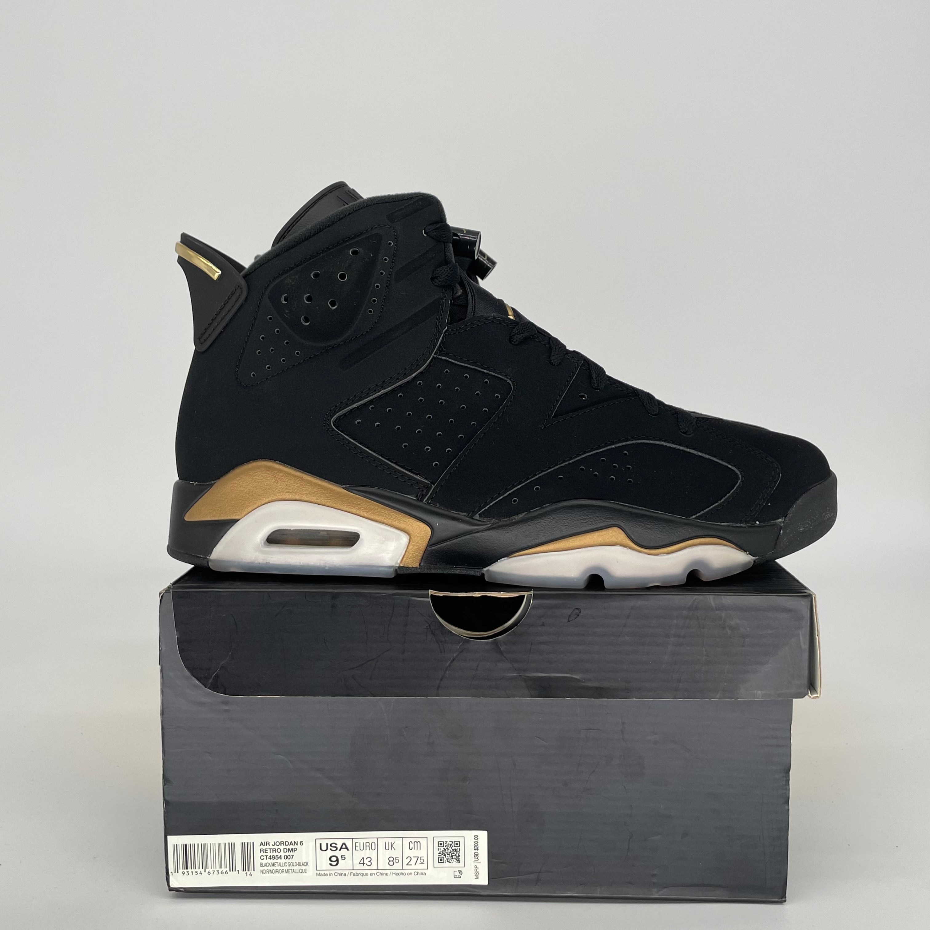 AIR JORDAN 6 DMP SIZE 9.5 CT4954-007