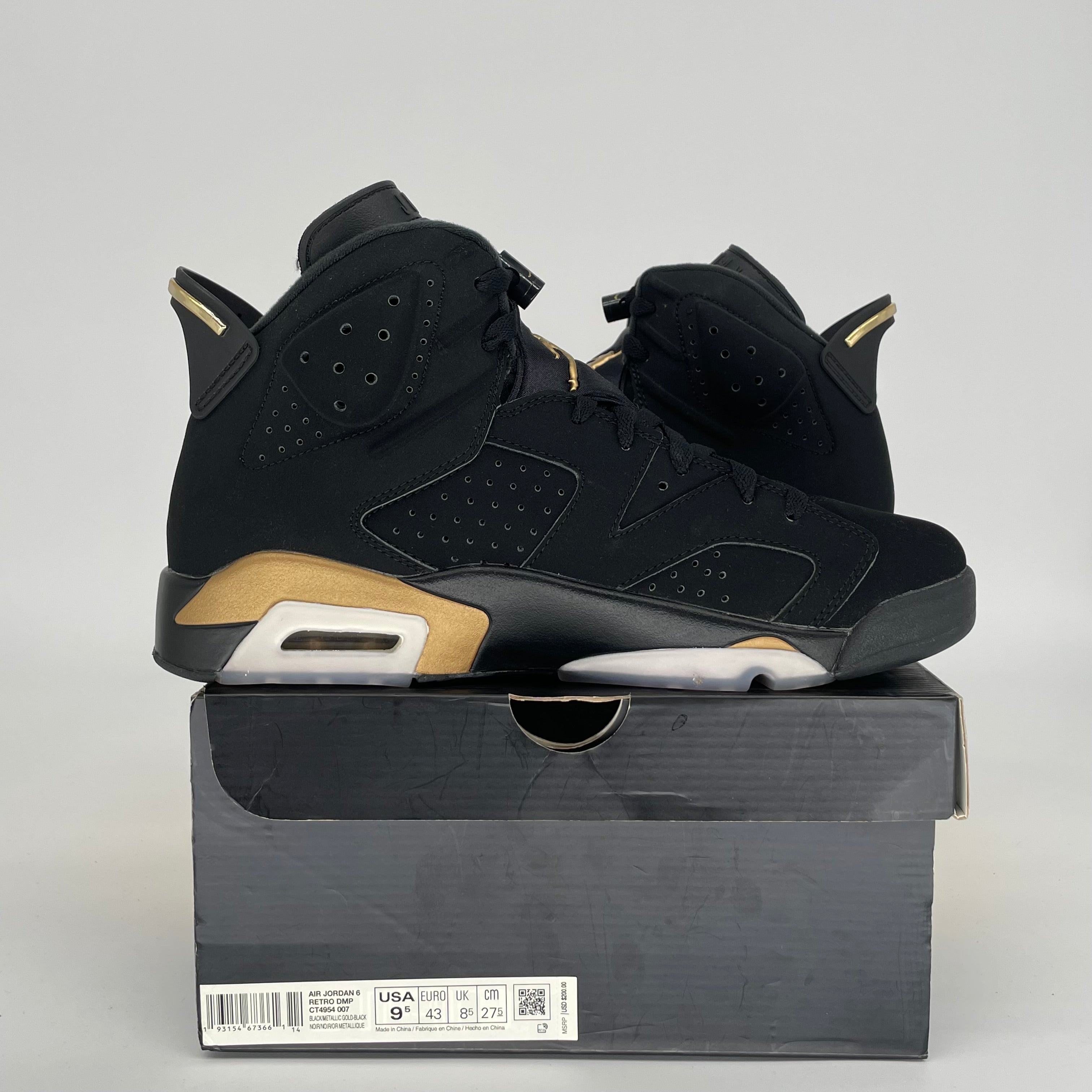 AIR JORDAN 6 DMP SIZE 9.5 CT4954-007