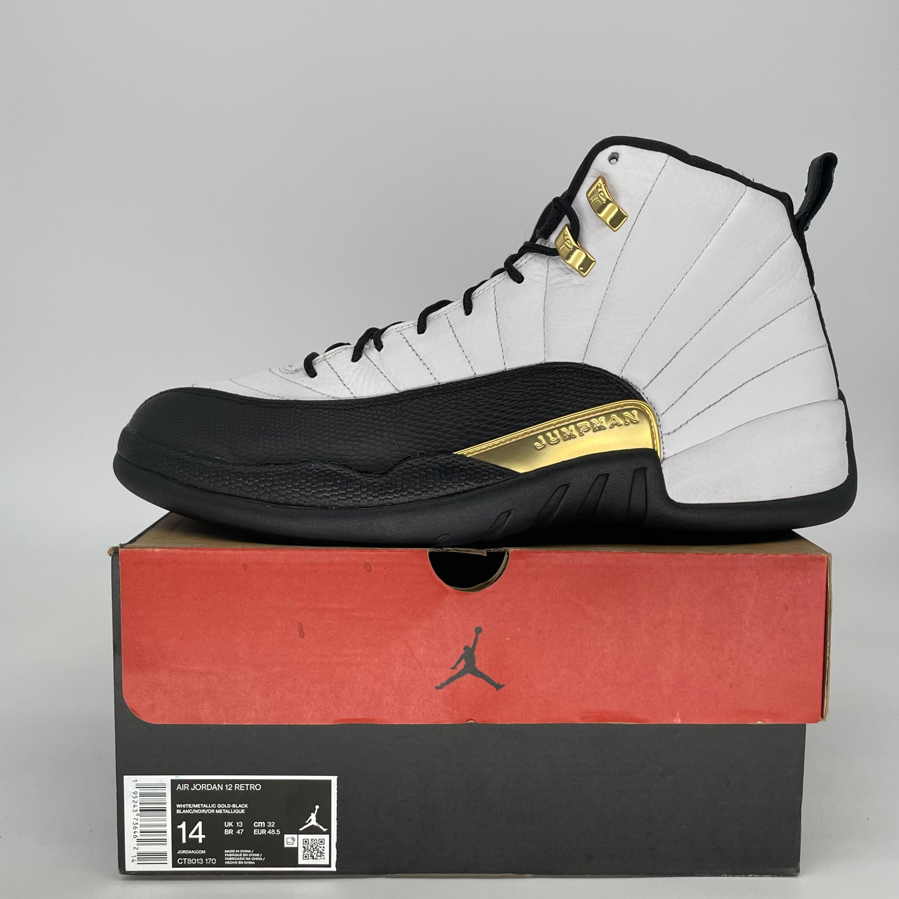 AIR JORDAN 12 ROYALTY TAXI SIZE 14 CT8013-170