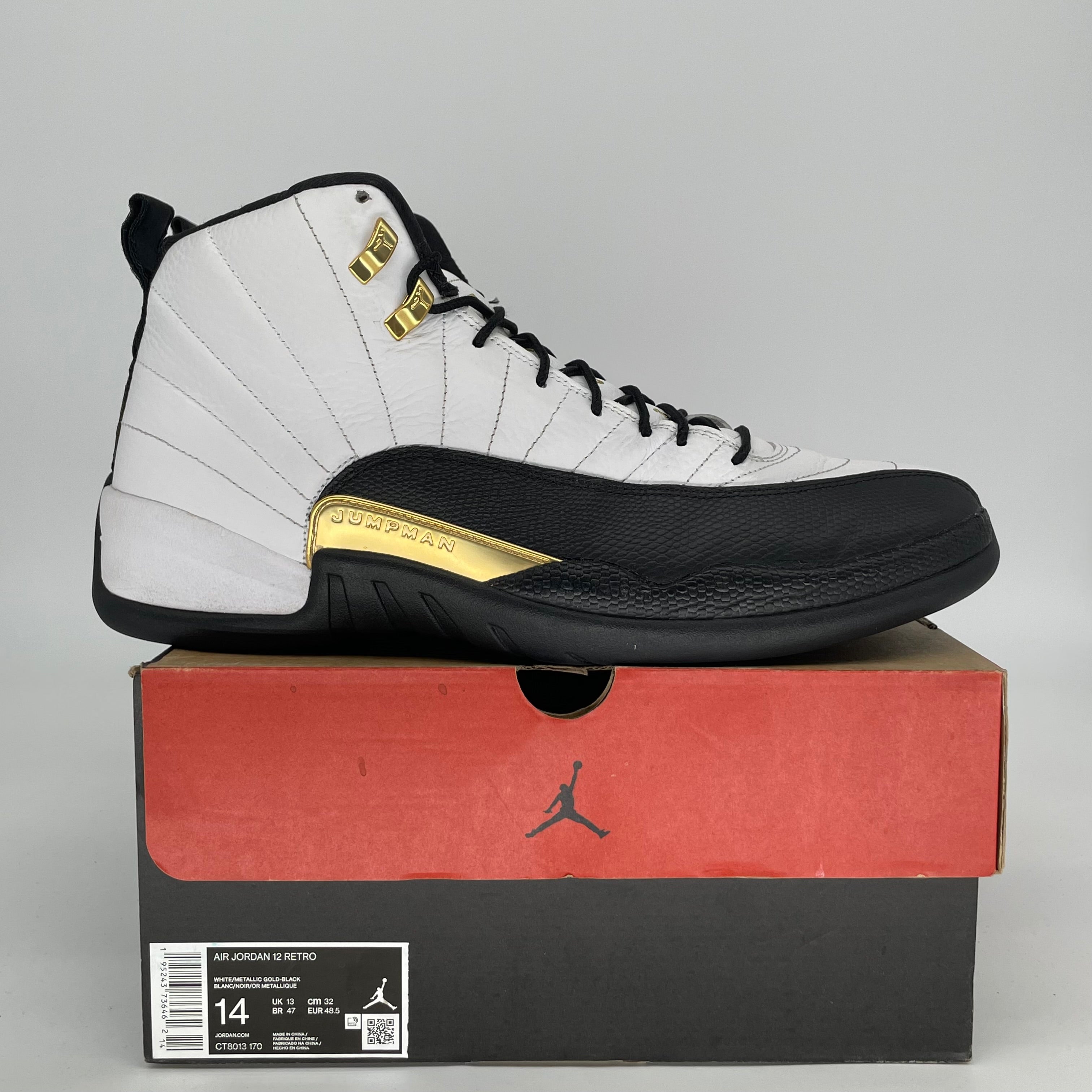 AIR JORDAN 12 ROYALTY TAXI SIZE 14 CT8013-170