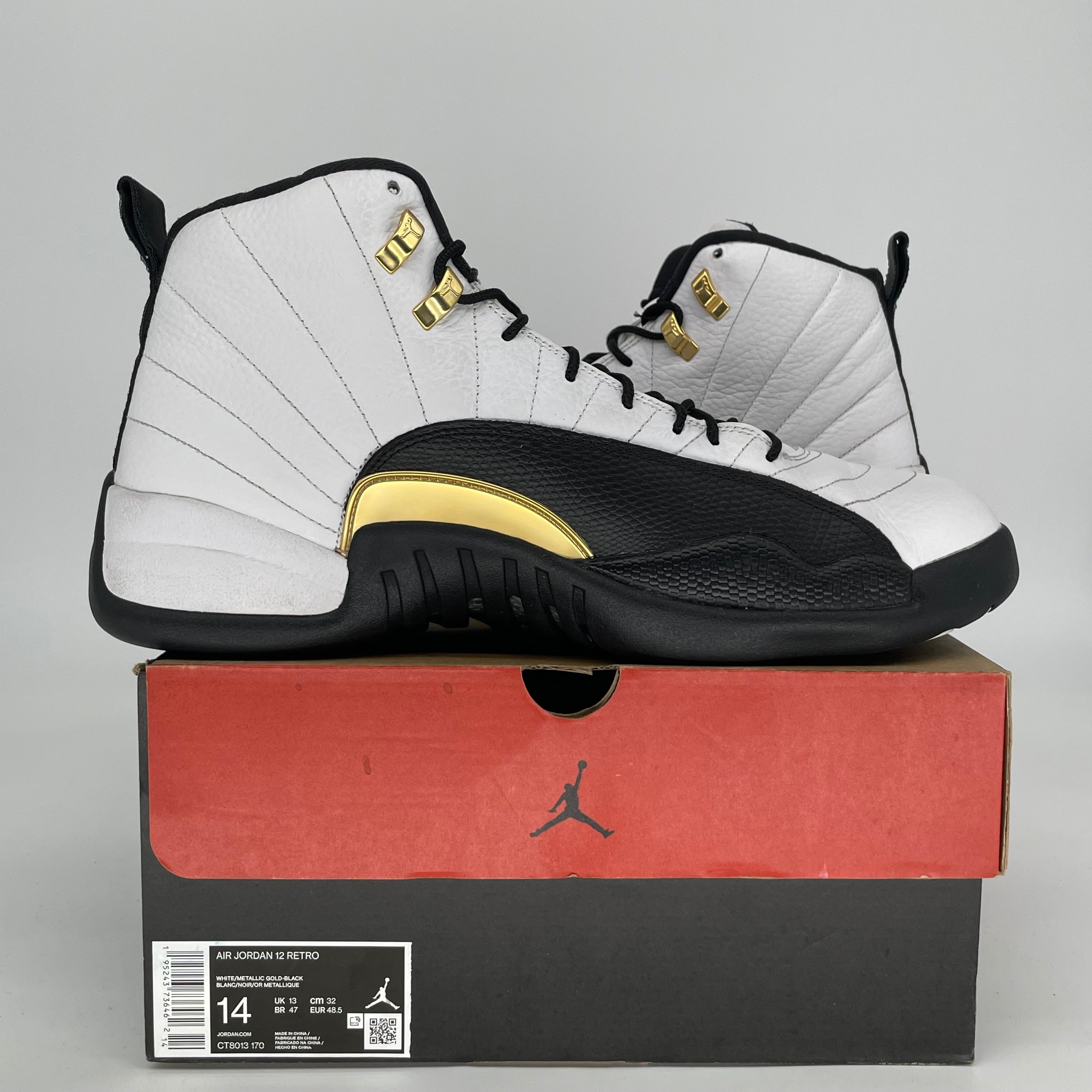 AIR JORDAN 12 ROYALTY TAXI SIZE 14 CT8013-170