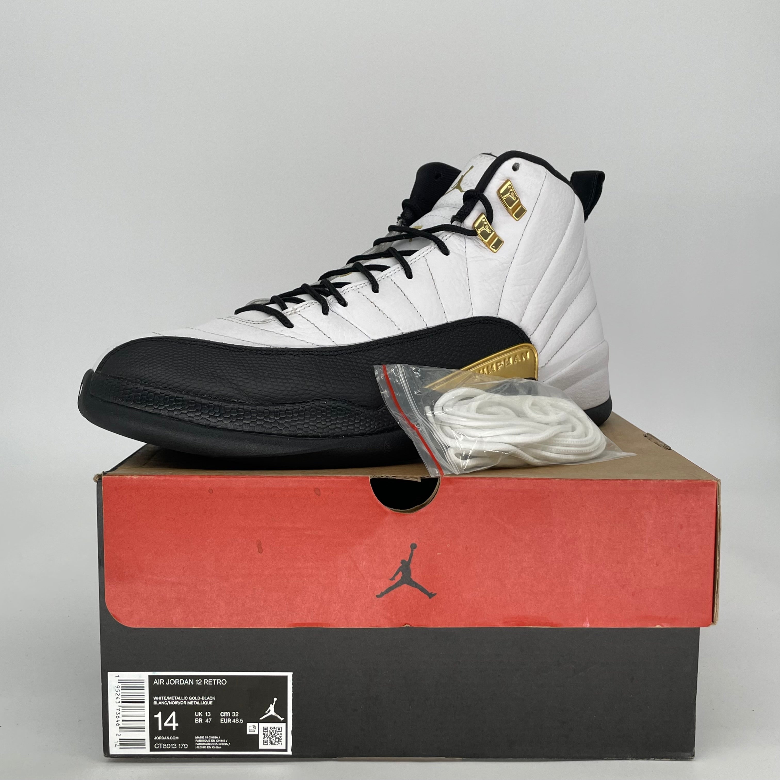 AIR JORDAN 12 ROYALTY TAXI SIZE 14 CT8013-170