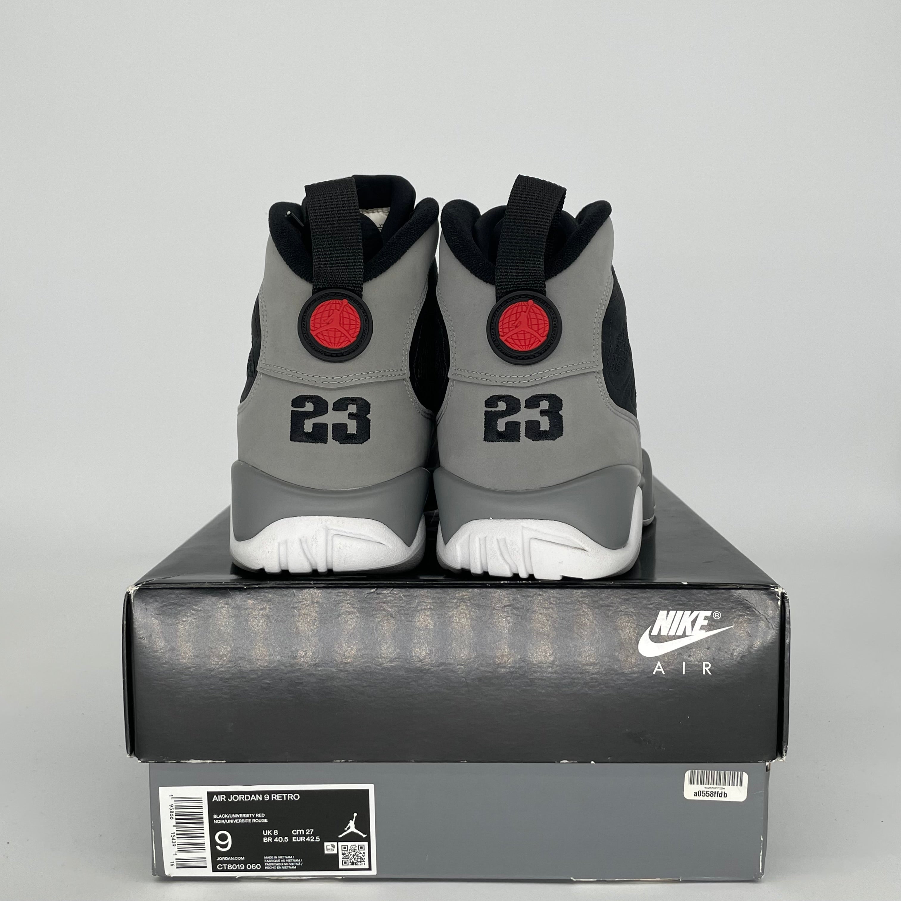 AIR JORDAN 9 PARTICLE GREY SIZE 9 CT8019-060