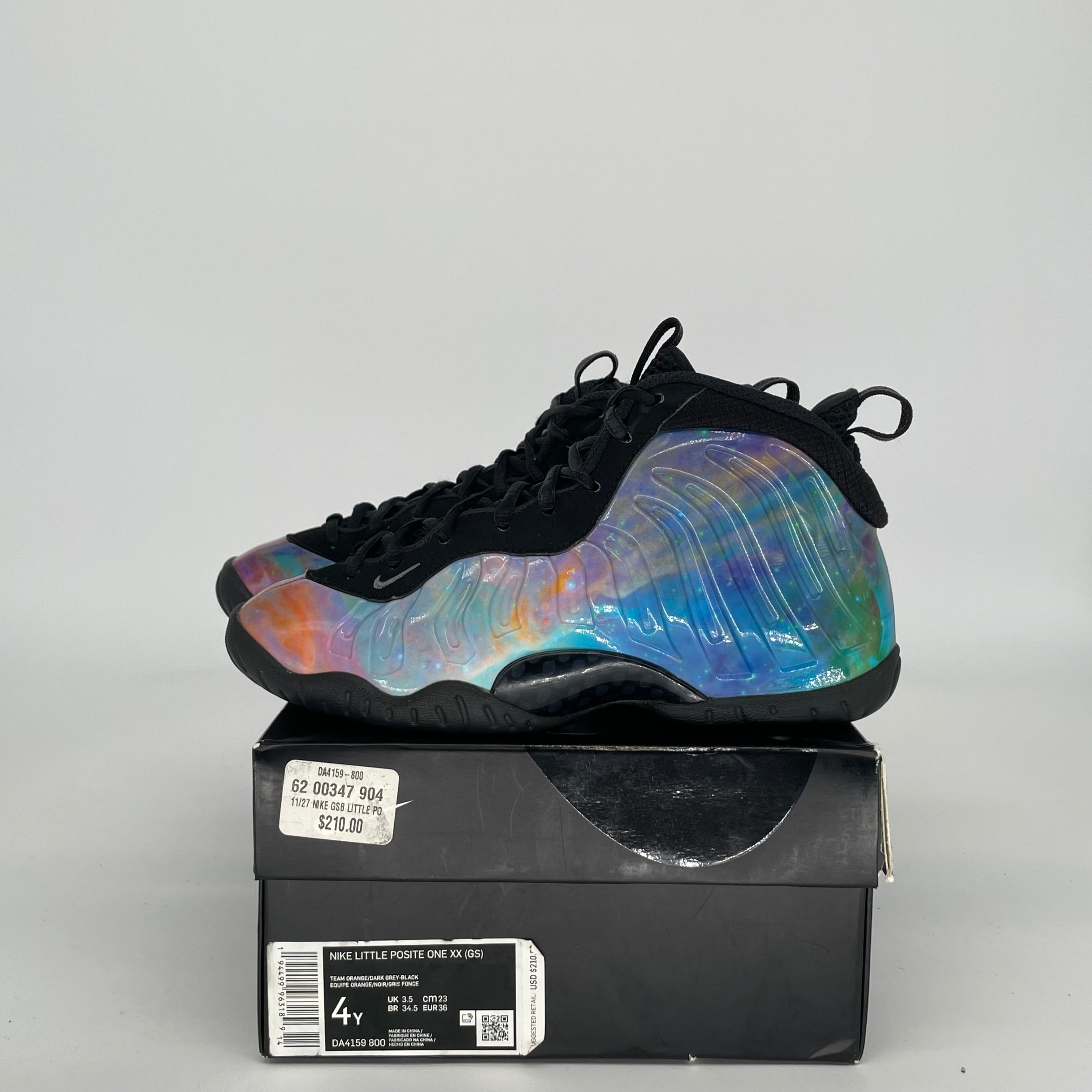 NIKE AIR FOAMPOSITE ONE BIG BANG SIZE 4Y DA4159-800