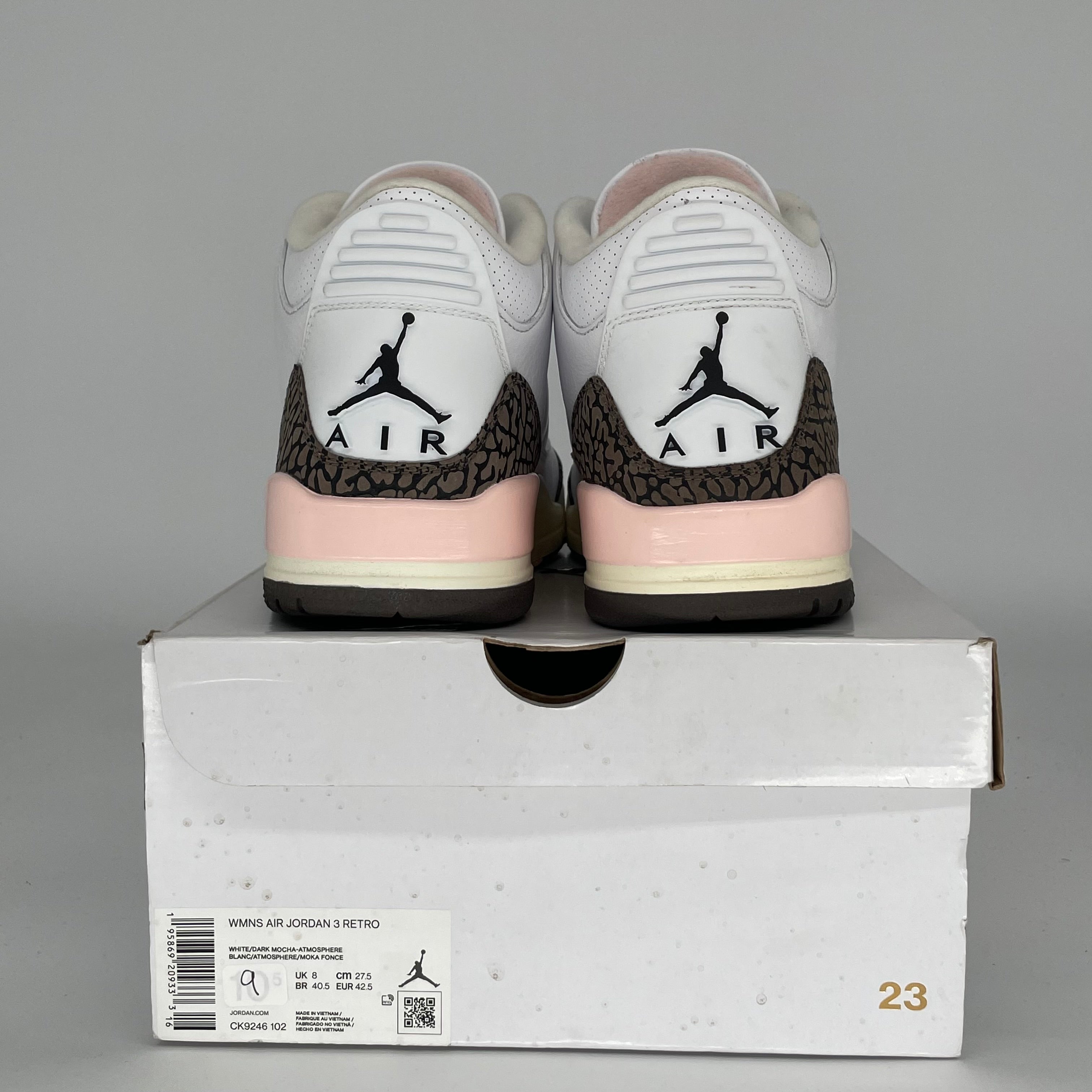 AIR JORDAN 3 NEAPOLITAN W SIZE 9/10.5W CK9246-102