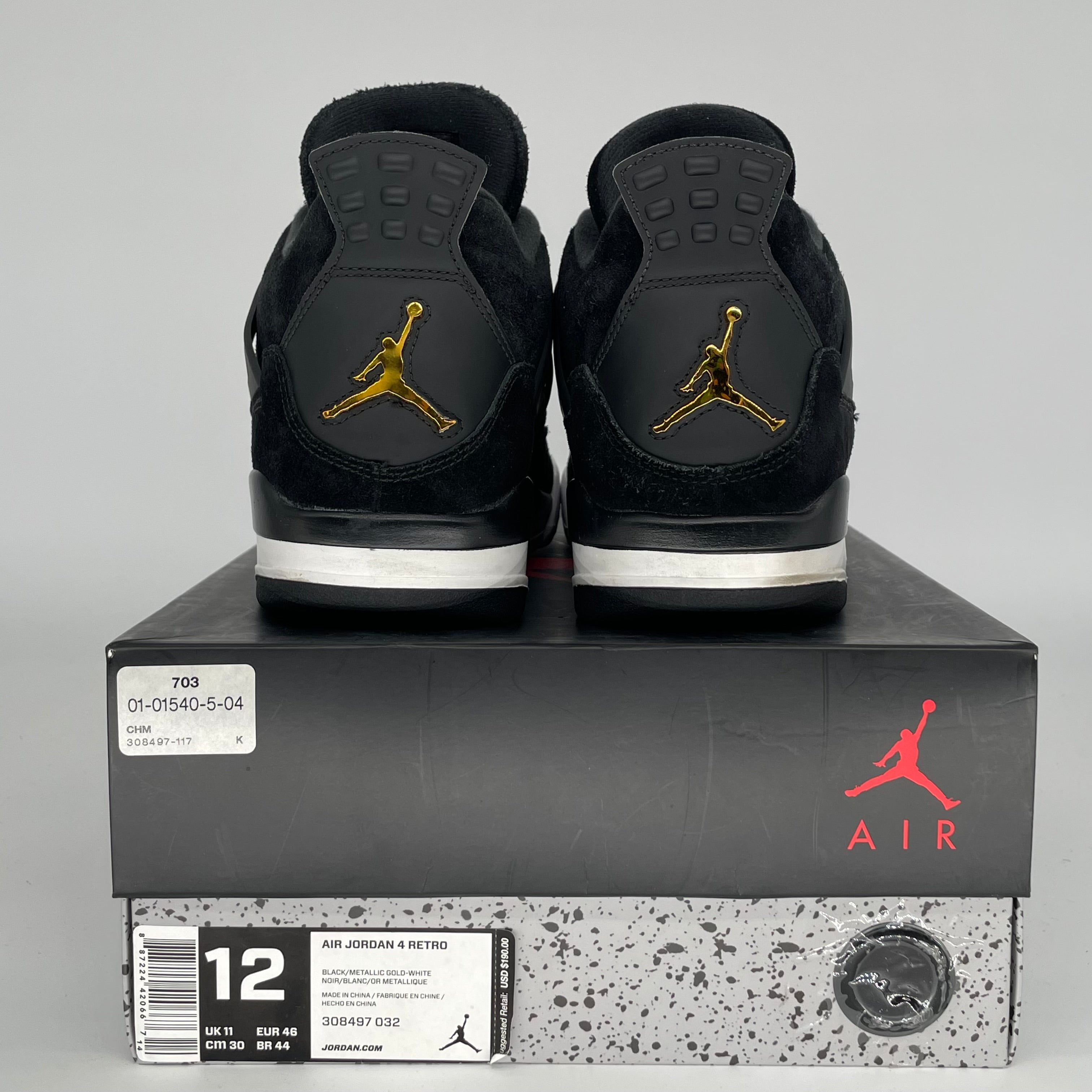 AIR JORDAN 4 ROYALTY SIZE 12 308497-032