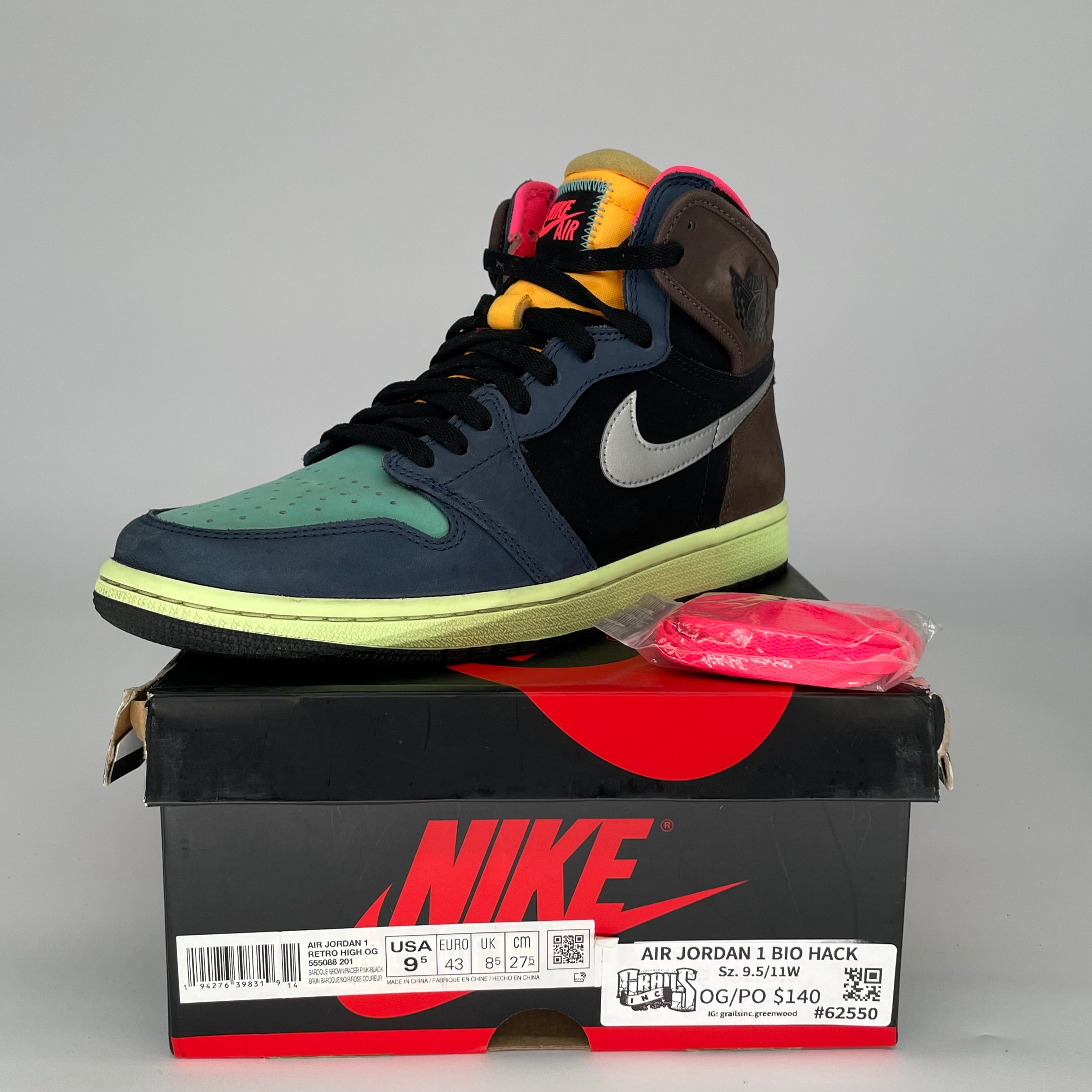 AIR JORDAN 1 BIO HACK SIZE 9.5 555088-201