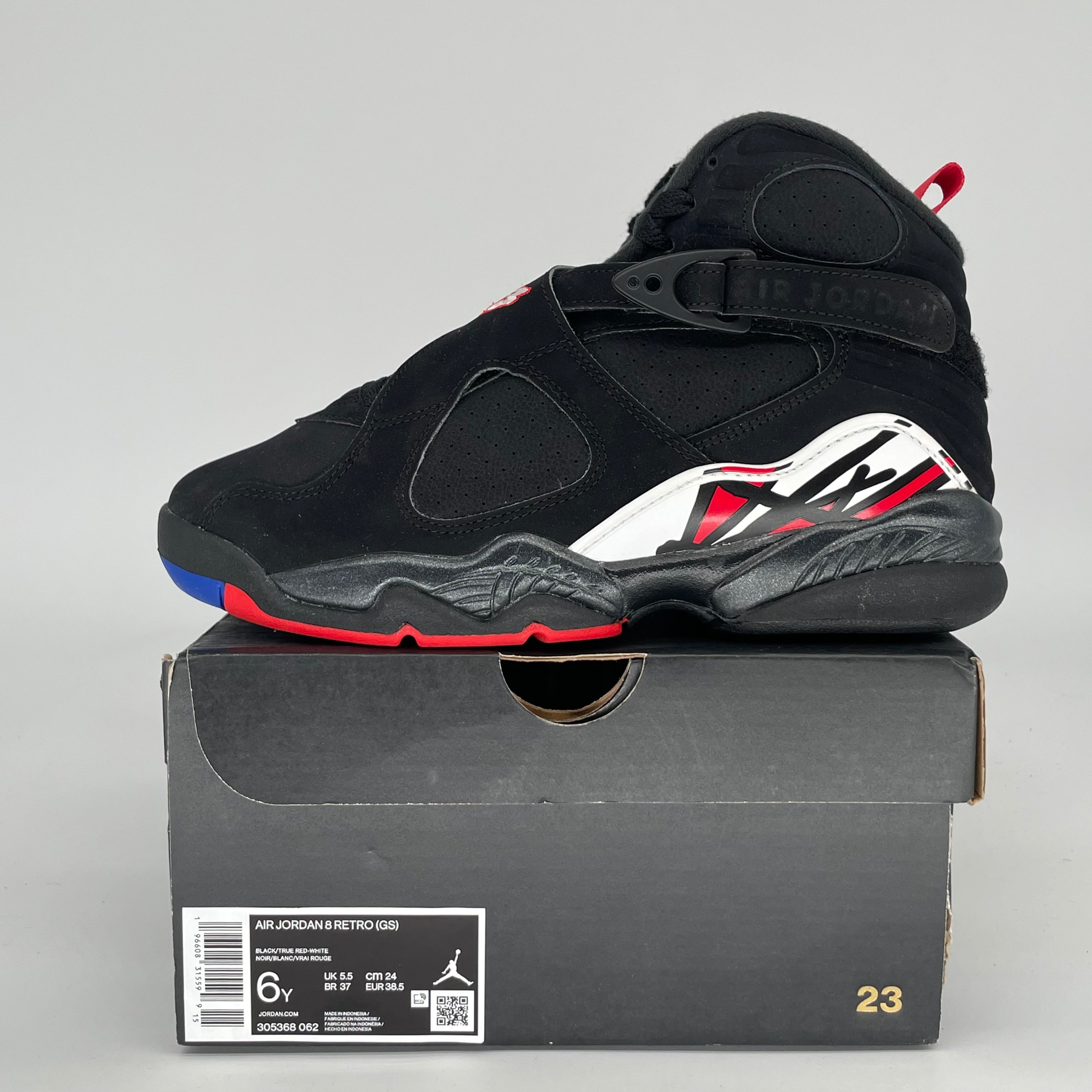 AIR JORDAN 8 PLAYOFFS SIZE 6Y 305368-062