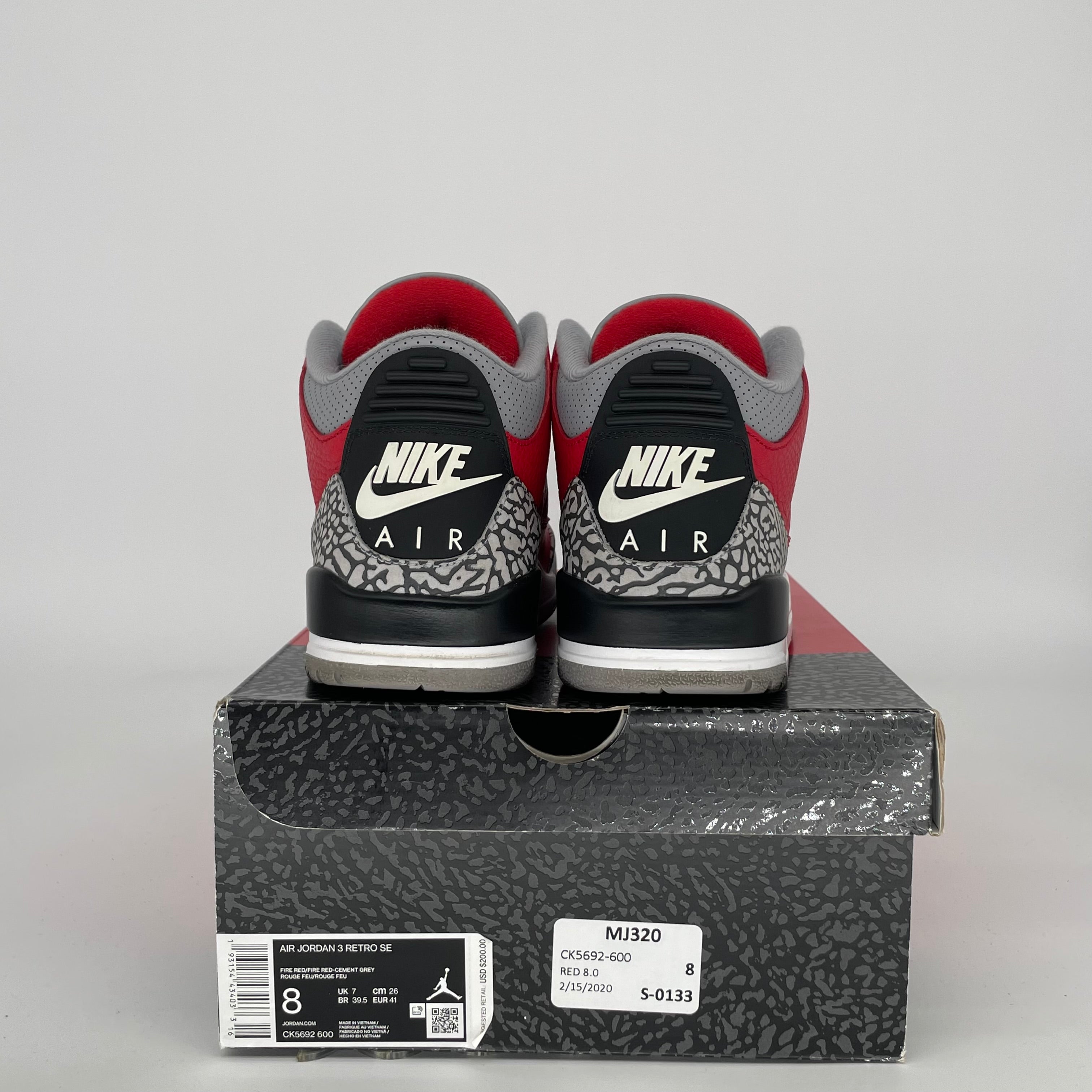 AIR JORDAN 3 UNITE SIZE 8 CK5692-600