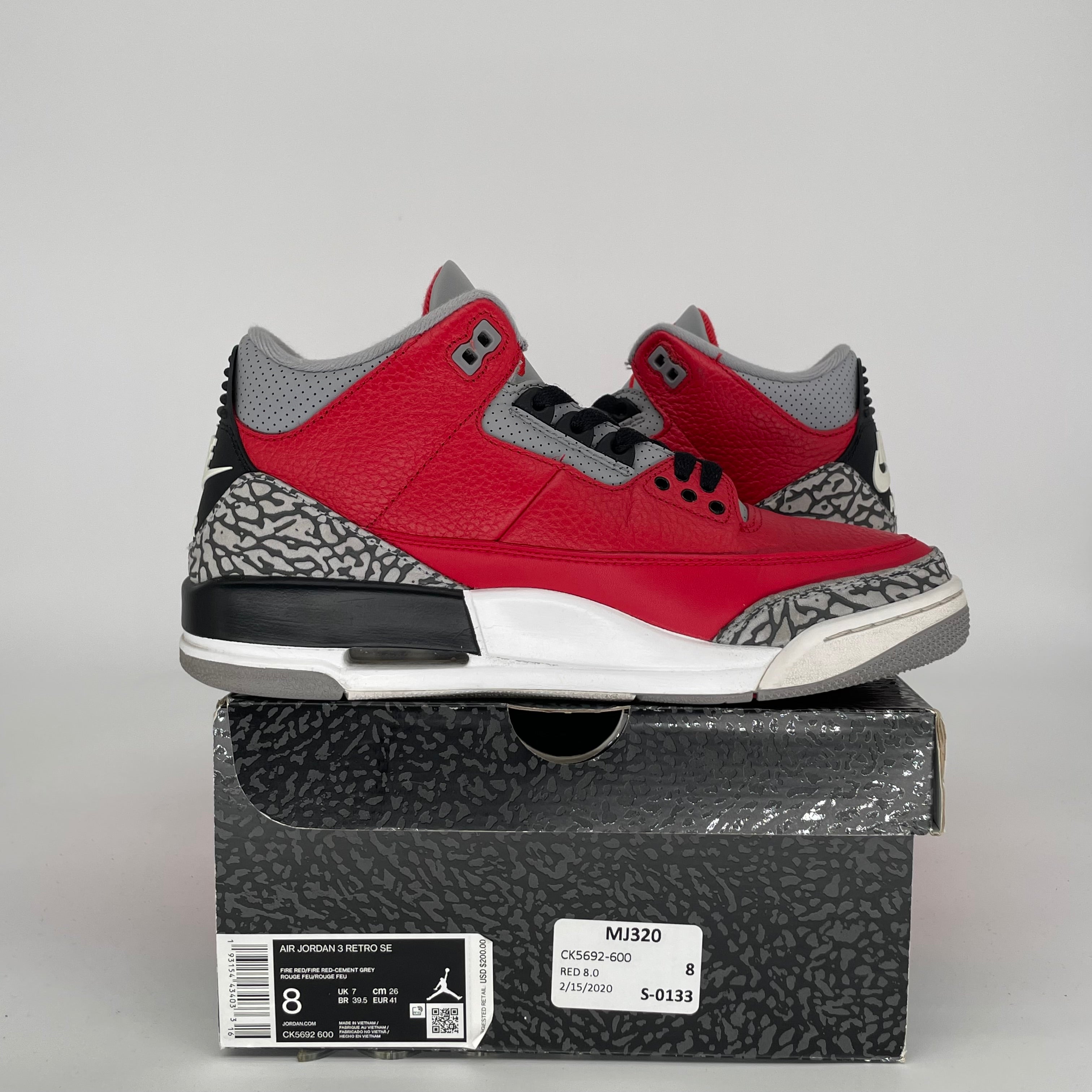 AIR JORDAN 3 UNITE SIZE 8 CK5692-600