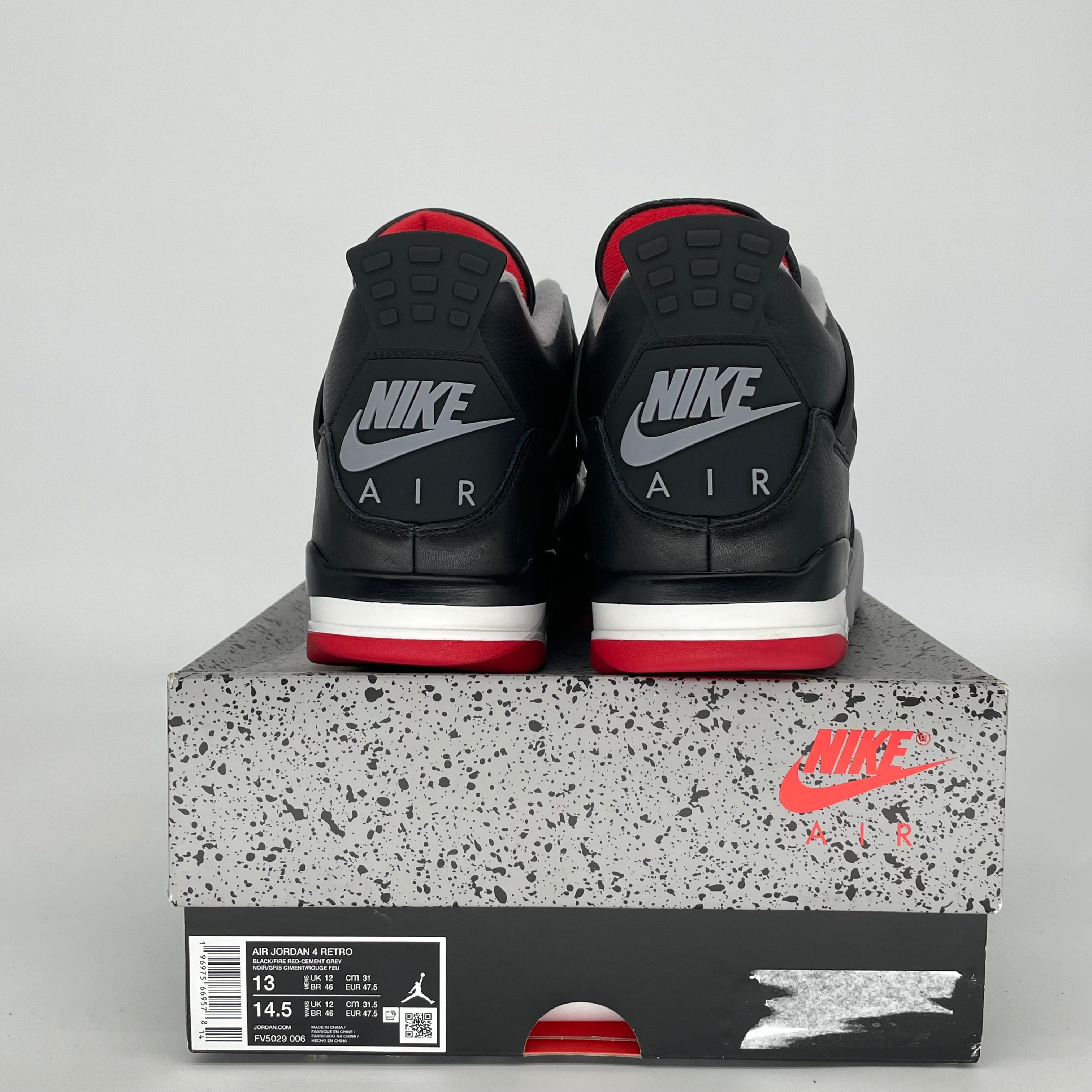 AIR JORDAN 4 BRED REIMAGINED SIZE 13 FV5029-006