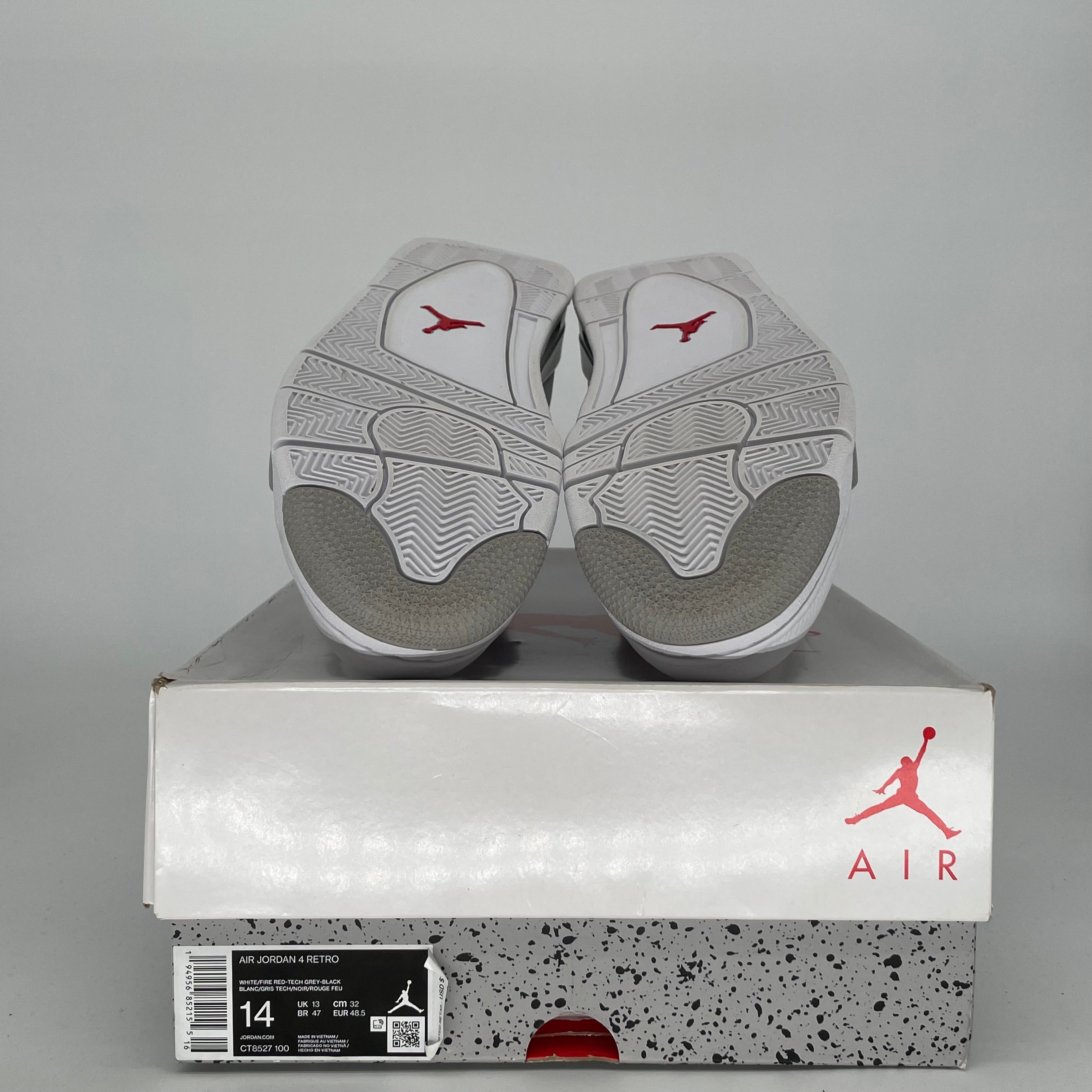 AIR JORDAN 4 WHITE OREO SIZE 14 CT8527-100