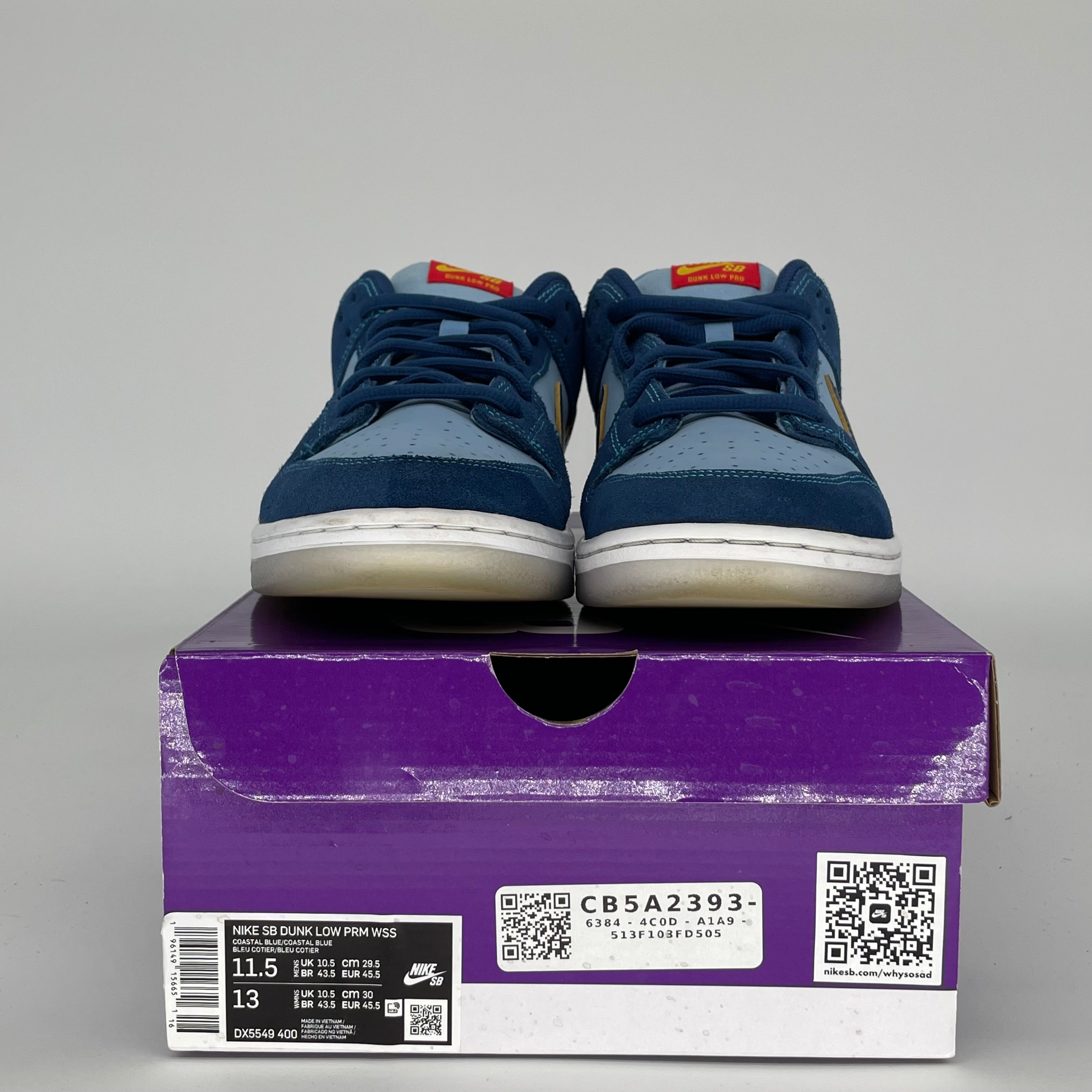 NIKE SB DUNK LOW WHY SO SAD? SIZE 11.5 DX5549-400