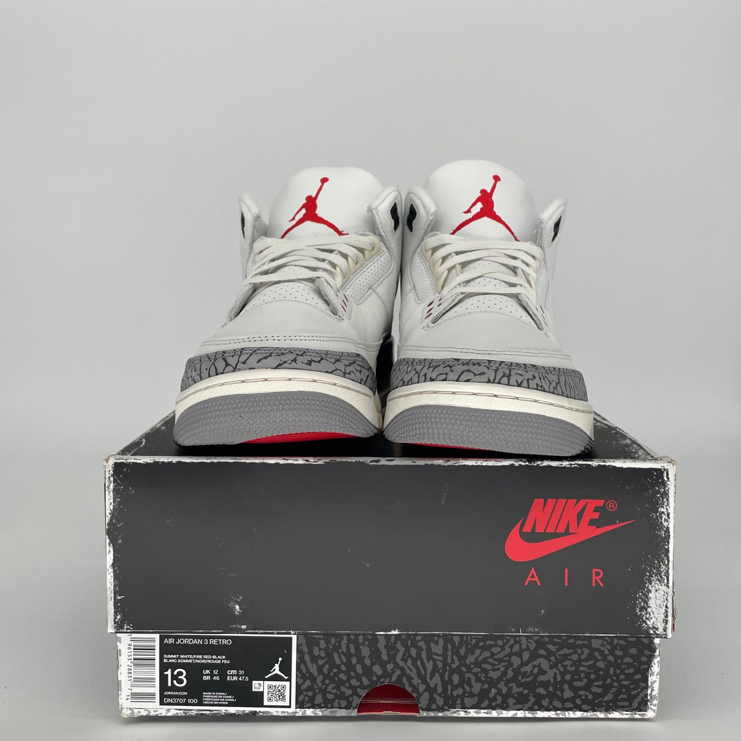 AIR JORDAN 3 WHITE CEMENT REIMAGINED SIZE 13 DN3707-100