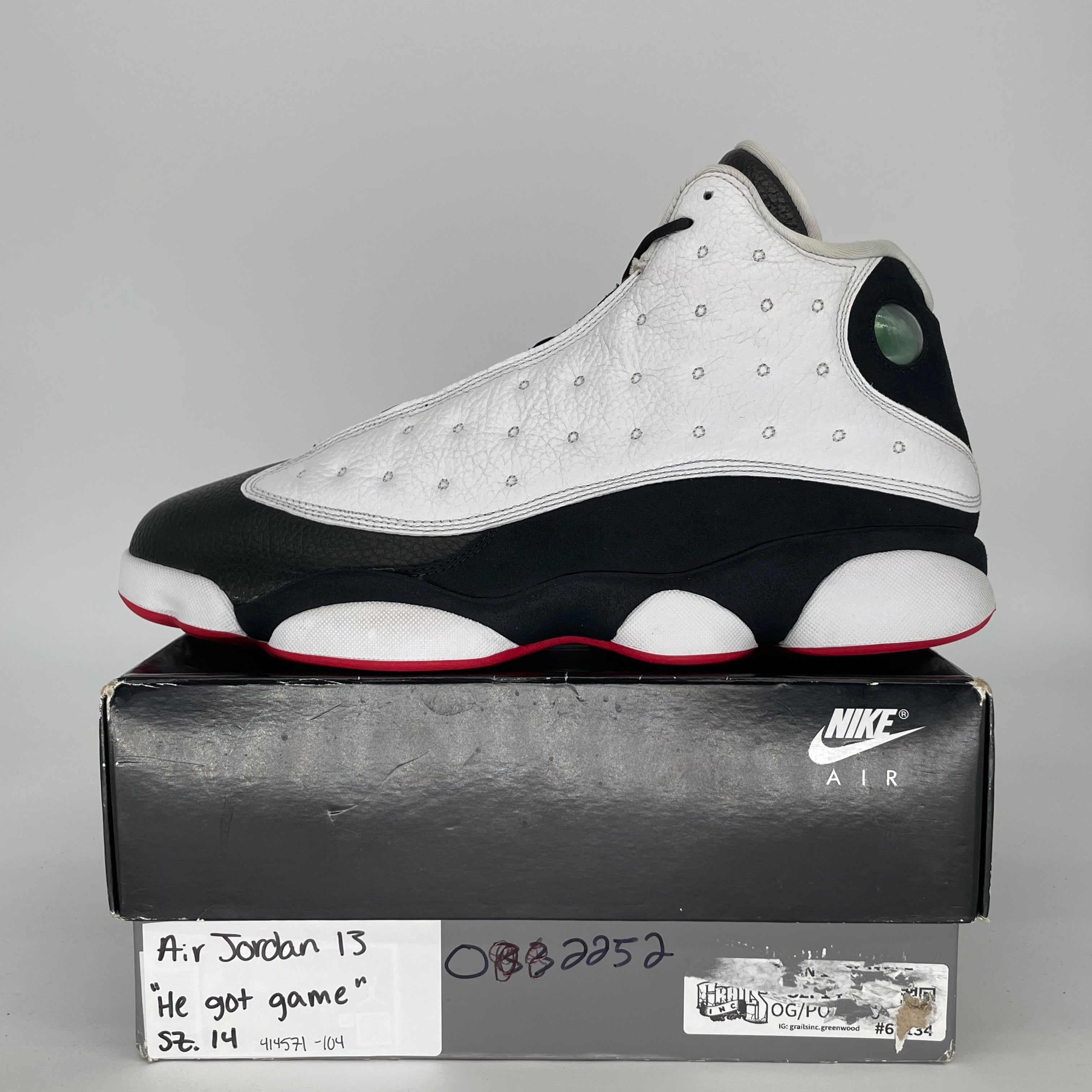 AIR JORDAN 13 HE GOT GAME SIZE 14 414571-104