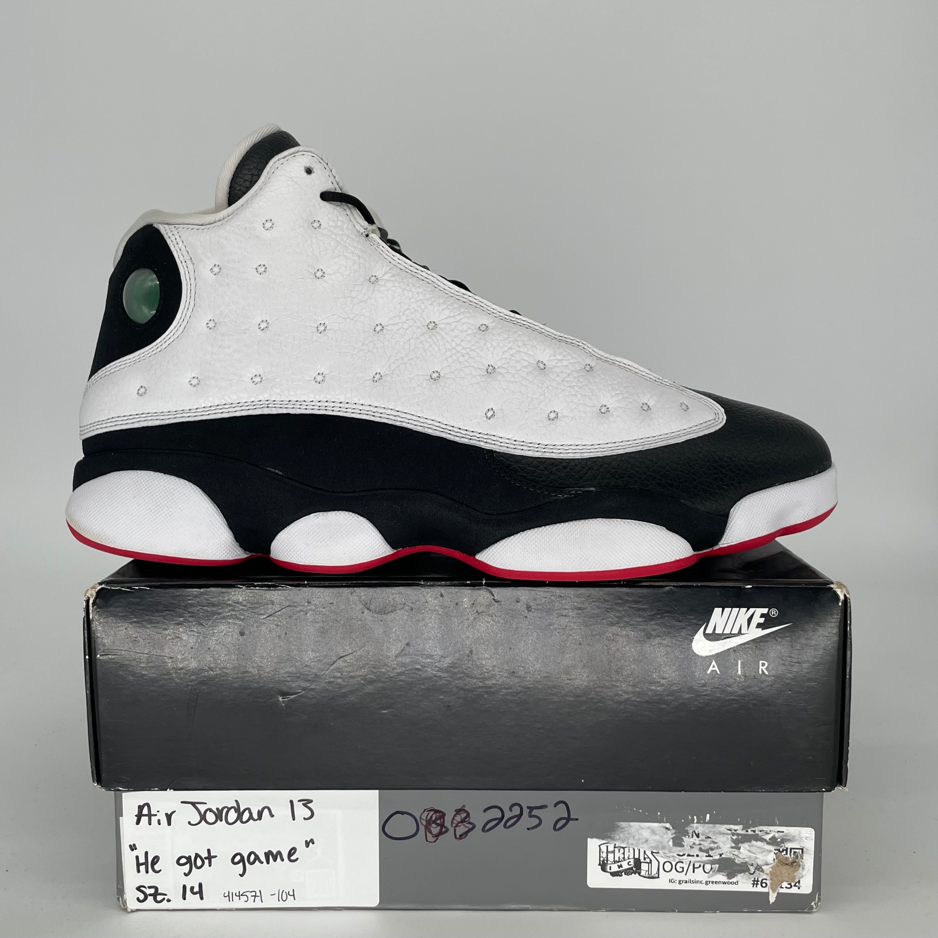 AIR JORDAN 13 HE GOT GAME SIZE 14 414571-104