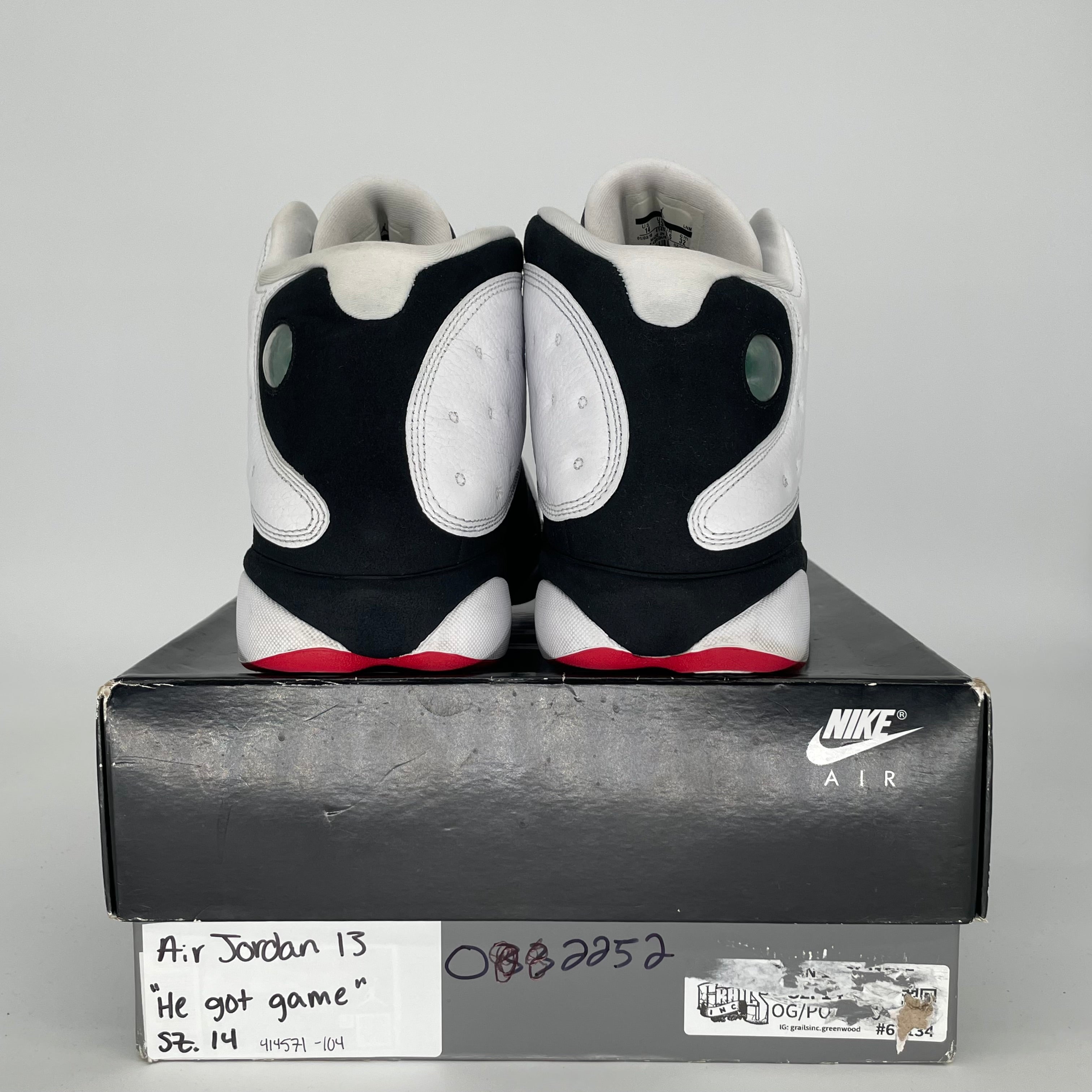 AIR JORDAN 13 HE GOT GAME SIZE 14 414571-104